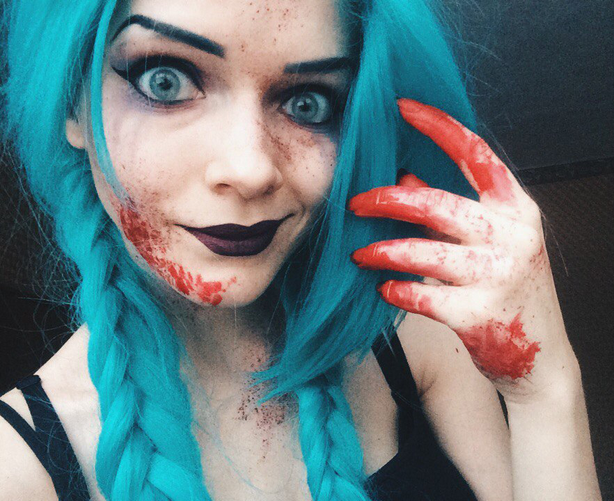 Bloody Jinx - My, Jinx, League of legends, Cosplay, Girls, Longpost