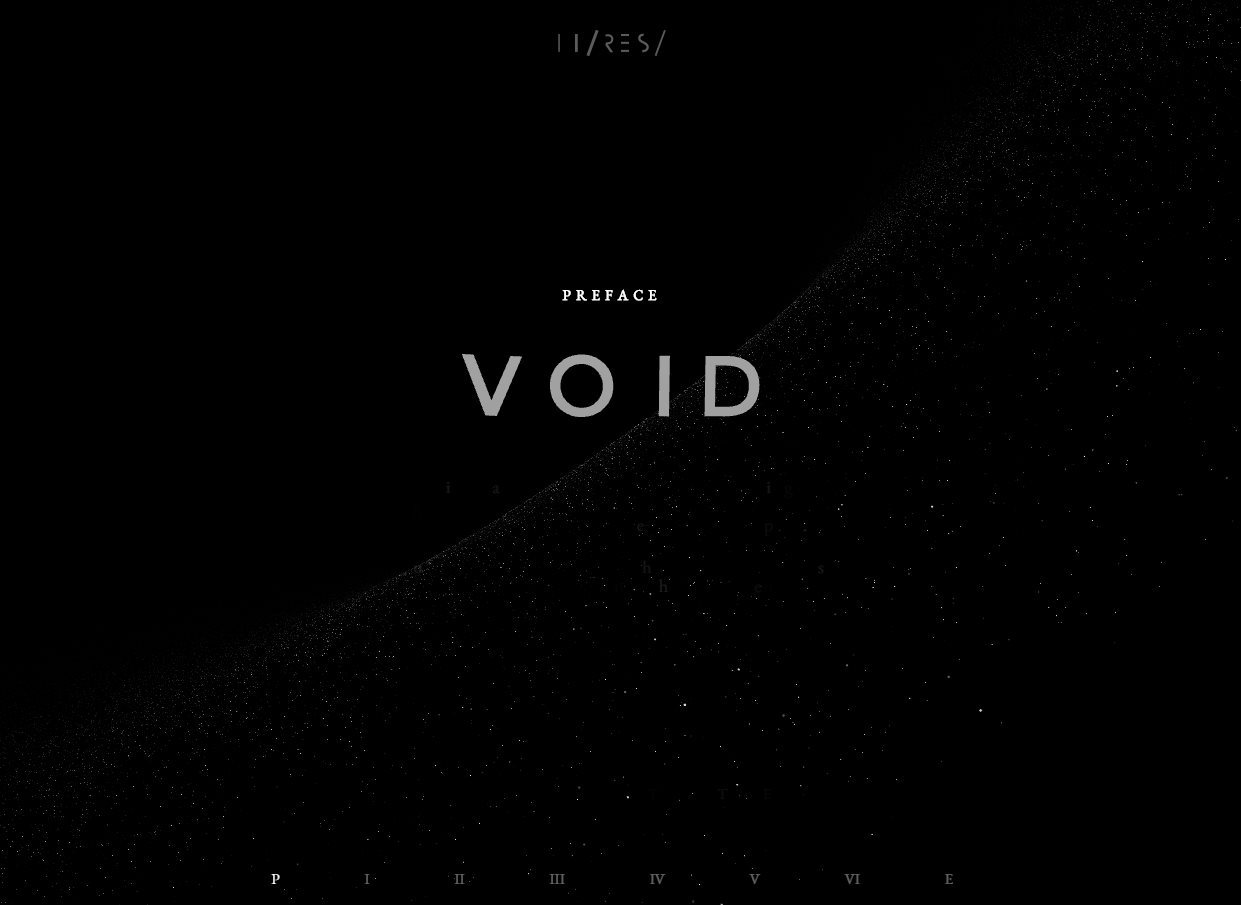 Simply beautiful interactive animation - Void, Flash, Animation