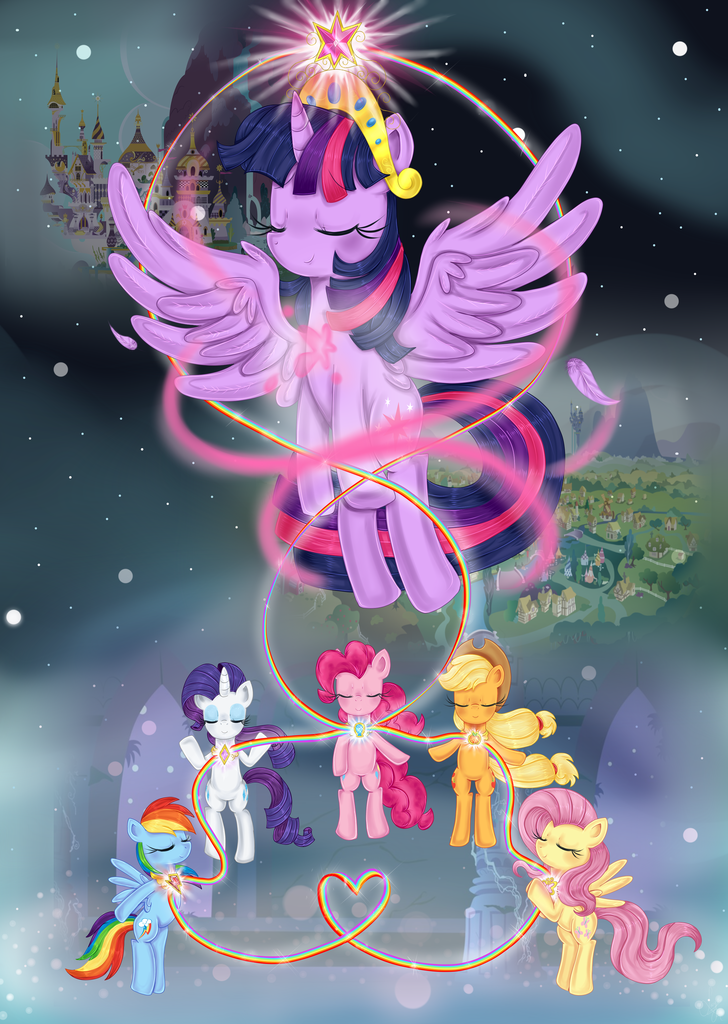 Минздрав предупреждает - Mane 6, My Little Pony, Twilight sparkle, Fluttershy, Rainbow Dash, Rarity, Pinkie Pie, Applejack