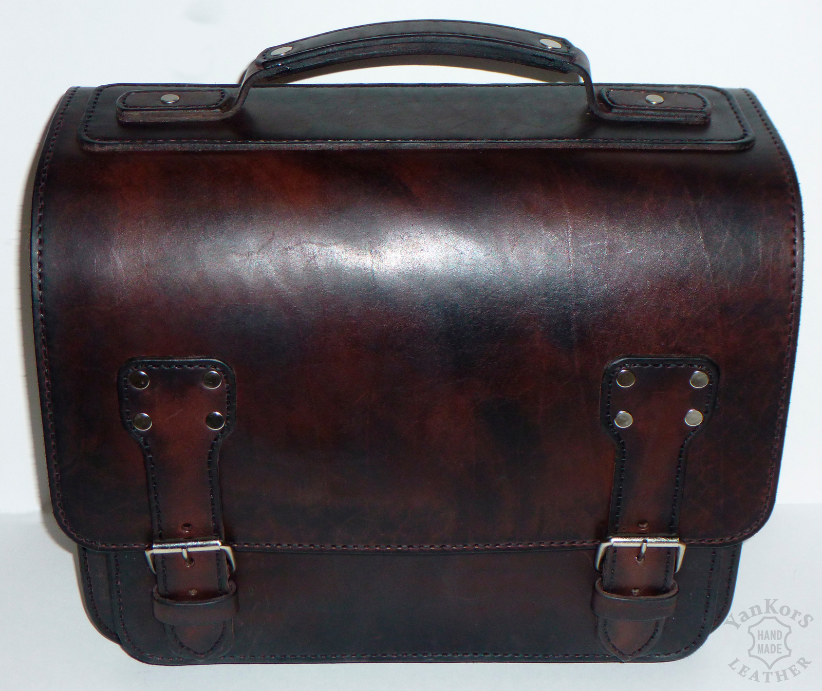 We sew a briefcase. Master class in more detail. Part 2. - My, Briefcase, Master Class, Longpost, , Fair of Masters, Saddler's leather