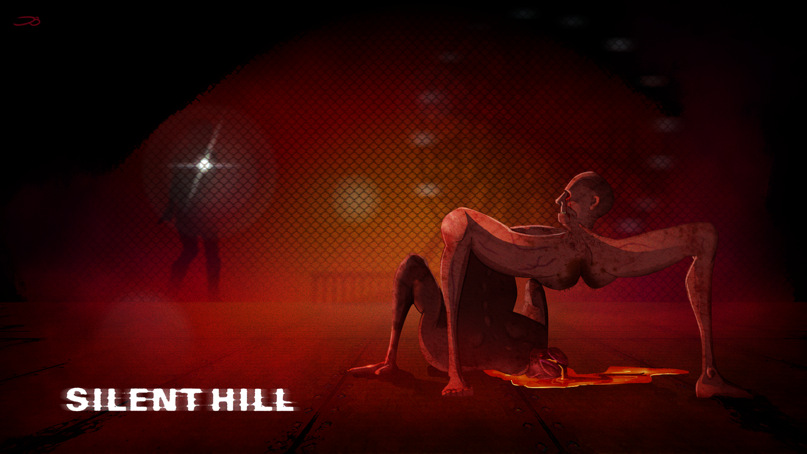 Silent Hill: Fan Art - My, Silent Hill, Horror, Game art, Drawing, Art, Characters (edit), Character