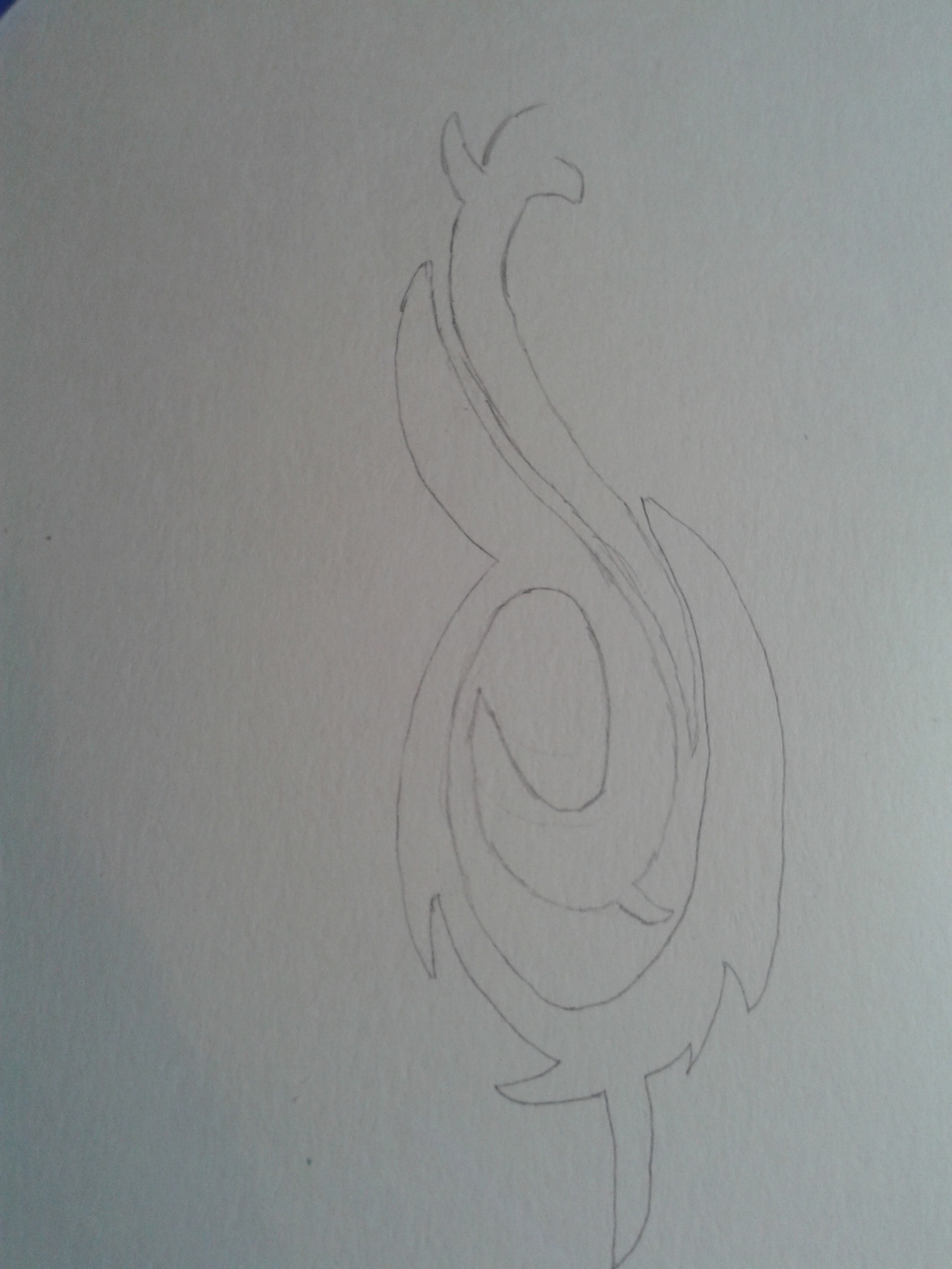 How to draw the Slipknot logo. - My, My, How to draw, Slipknot, Logo, Longpost, Drawing process