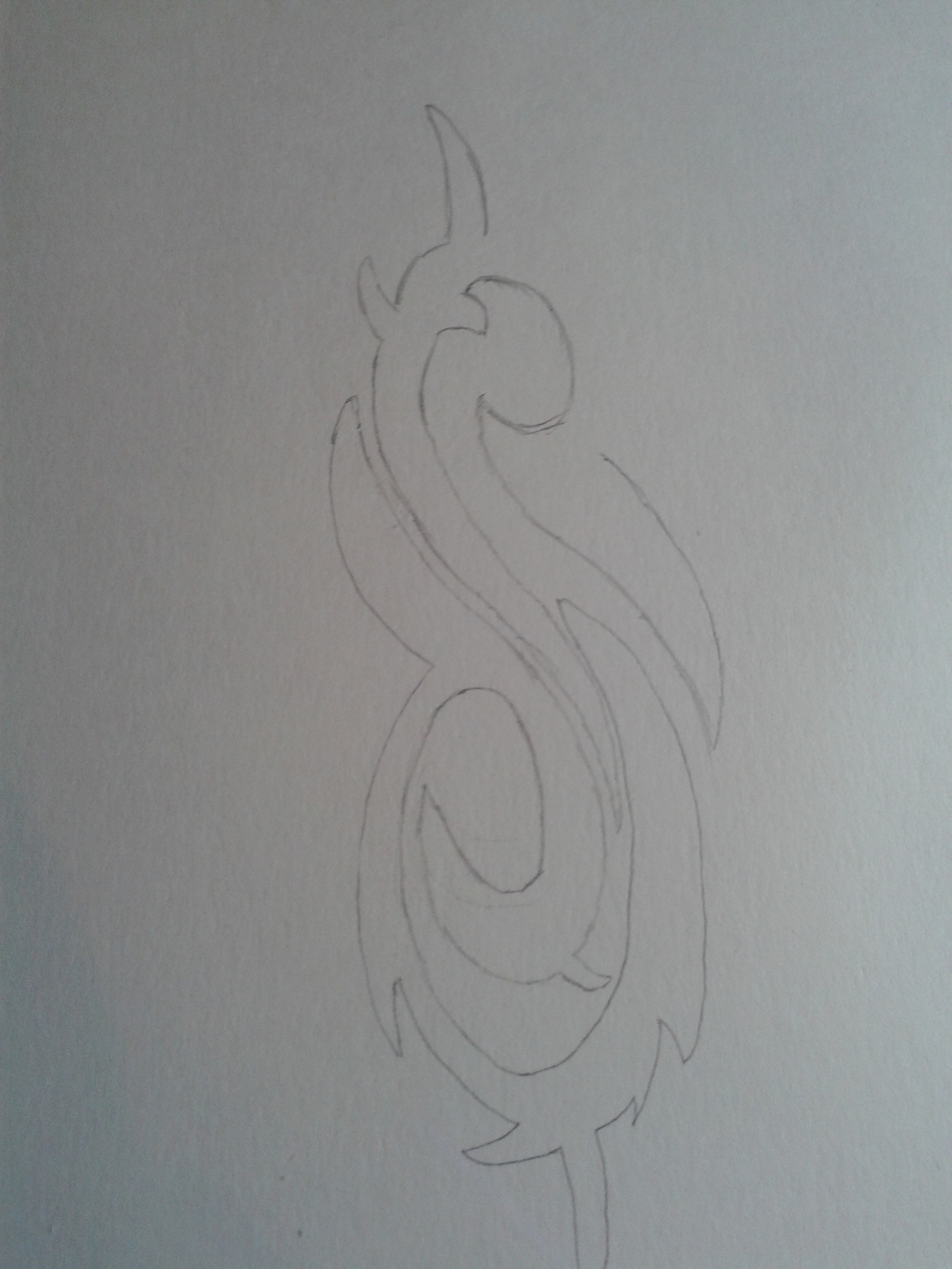 How to draw the Slipknot logo. - My, My, How to draw, Slipknot, Logo, Longpost, Drawing process