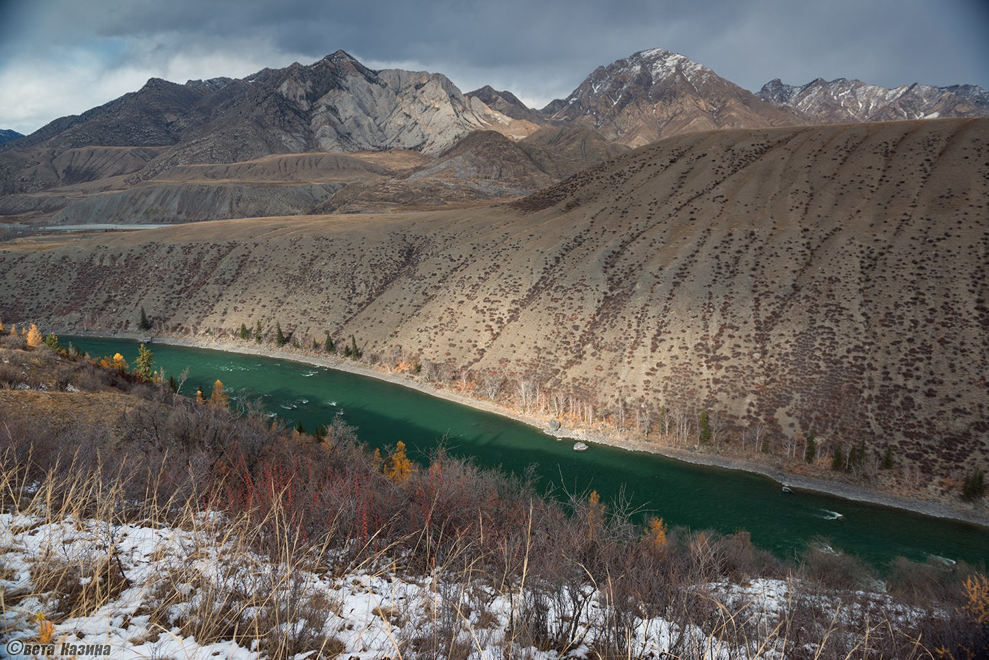 Река Катунь - Катунь, Алтай, Россия, Фото, Природа, Осень, Надо съездить, Пейзаж, Длиннопост, Республика Алтай