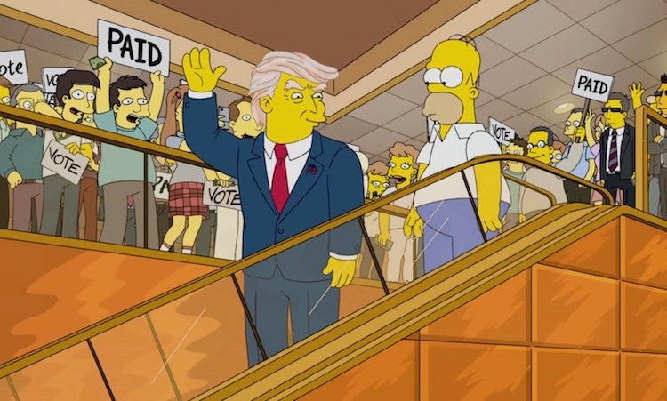 Somewhere I have already seen it ... - Elections, USA, Donald Trump, US elections, The Simpsons, Politics