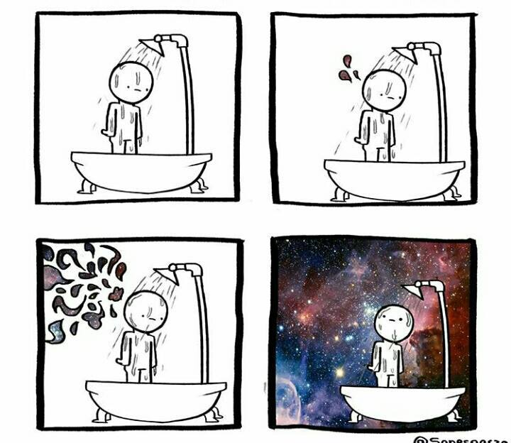 Pondered - Images, Comics, Shower, Thoughts, Space, Pondered