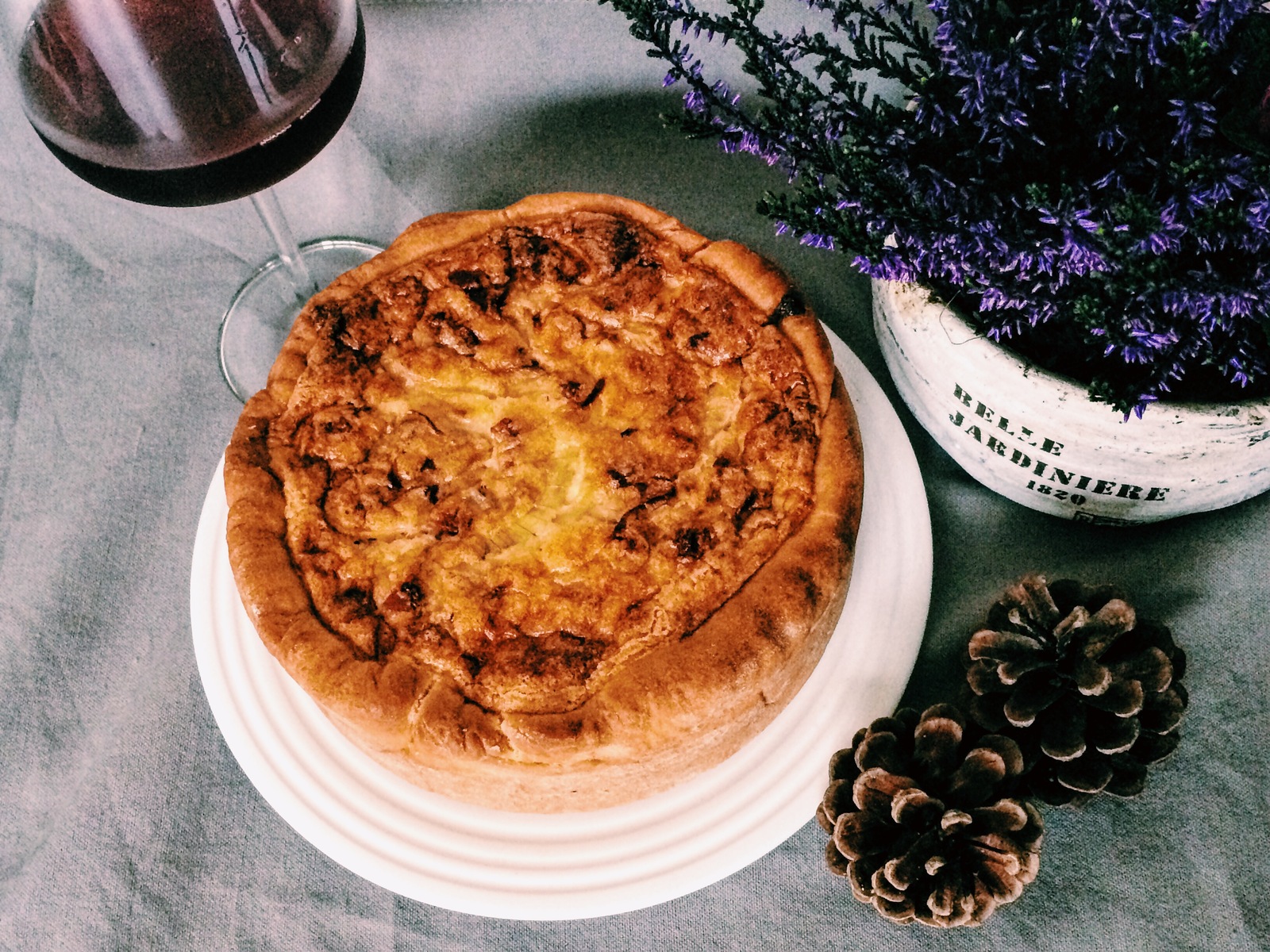 Onion pie (Zwiebelkuchen) - My, Pie, Longpost, Germany, Recipe, Onion, Preparation