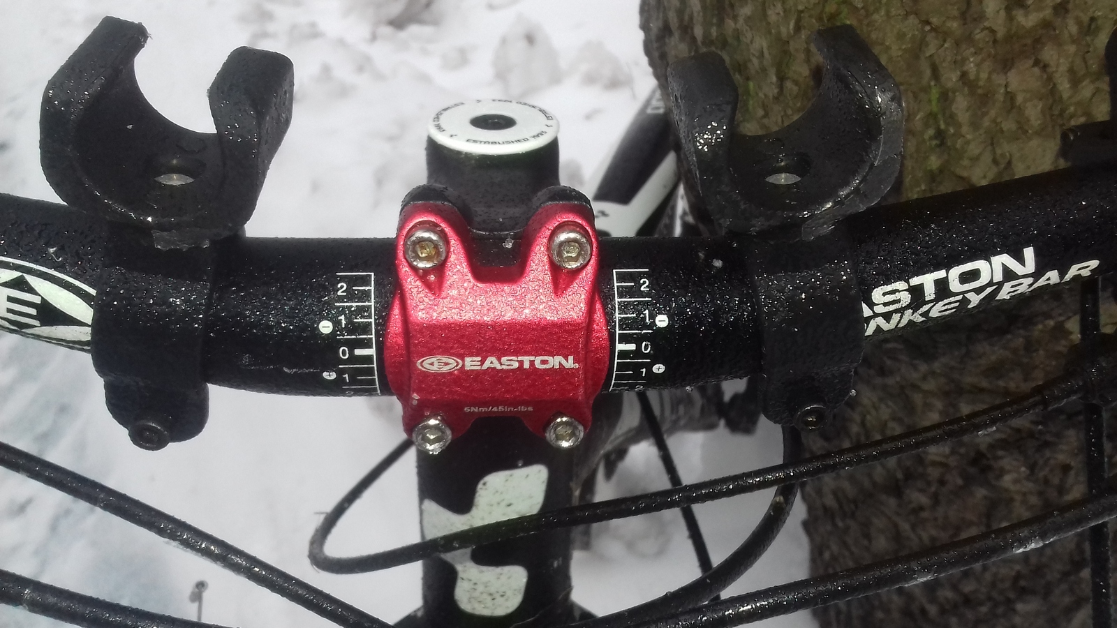 And with news about the weather. A little late but still. Yesterday I rode the trails in the park - My, Weather, Freezing rain, A bike, Winter, Photo, My, Longpost