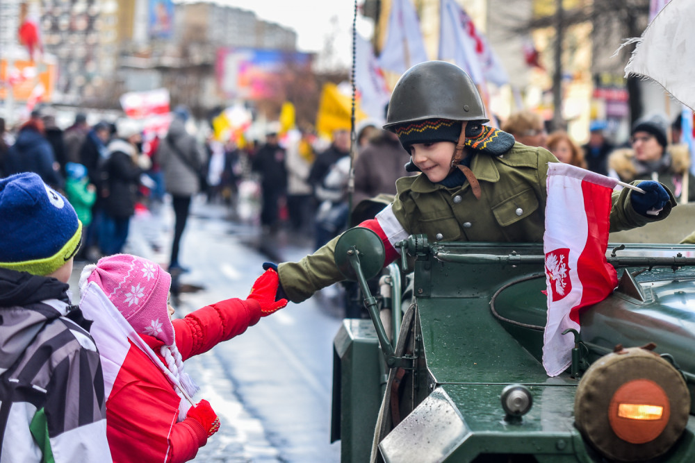 Parade on the National Independence Day in Gdansk. - Poland, Holidays, Parade, beauty, Longpost