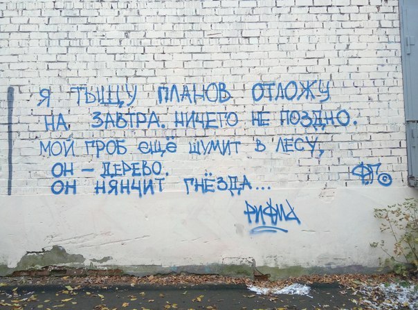 poetic - Wall, Inscription, Humor