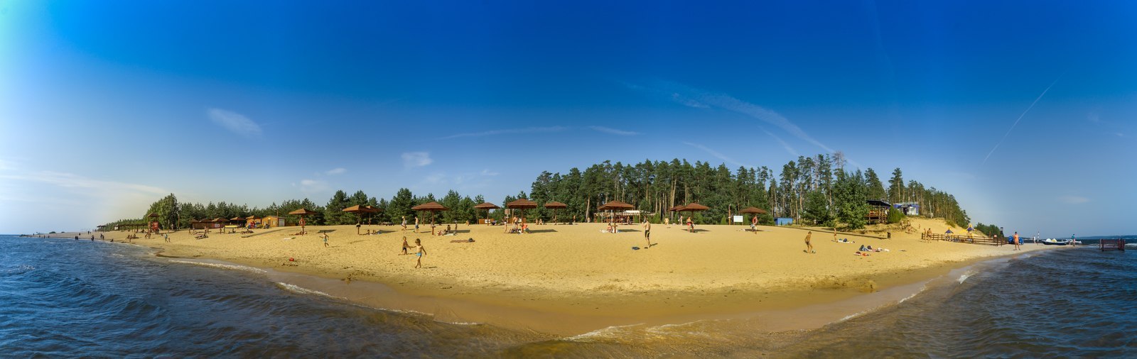 Summer in Cheboksary - My, Cheboksary, Photo, Summer, Beach, Landscape, Панорама, Longpost