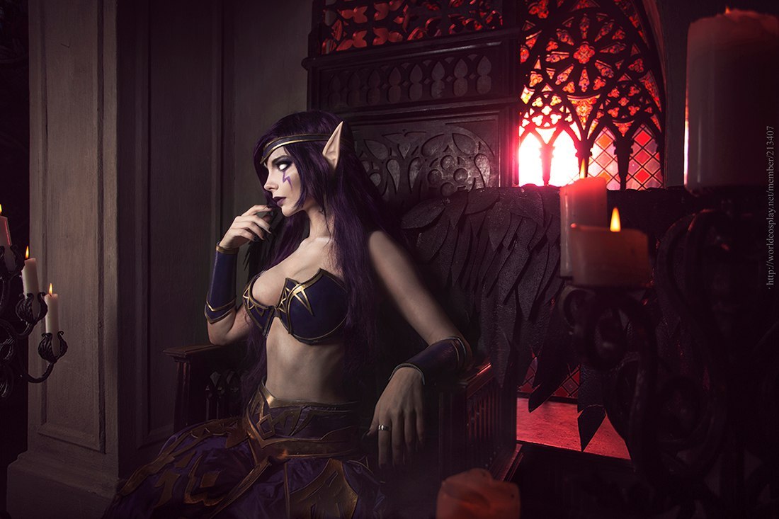 Morgana - Косплей, League of Legends, Моргана, Александра Реил