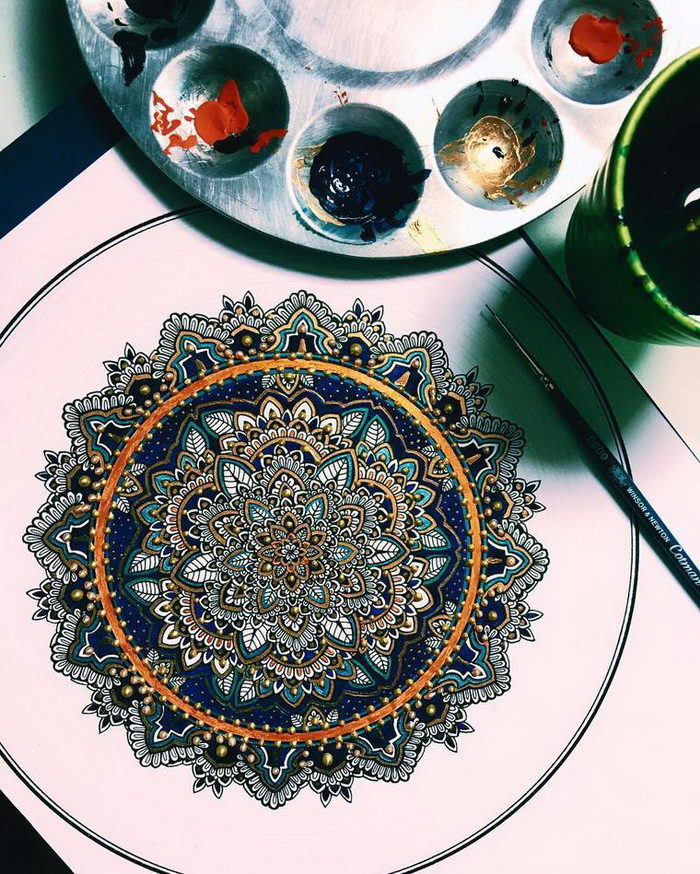 Beautiful mandalas by artist Asmahan Mosleh - , Art, Mandala, Longpost