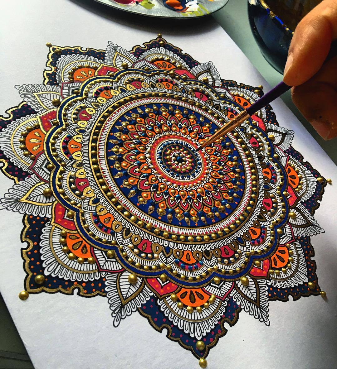 Beautiful mandalas by artist Asmahan Mosleh - , Art, Mandala, Longpost