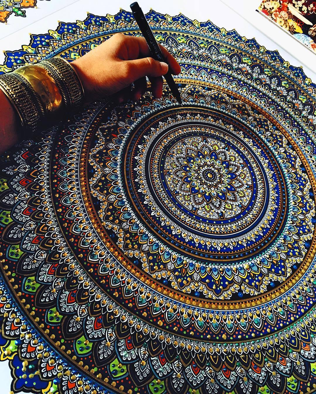 Beautiful mandalas by artist Asmahan Mosleh - , Art, Mandala, Longpost