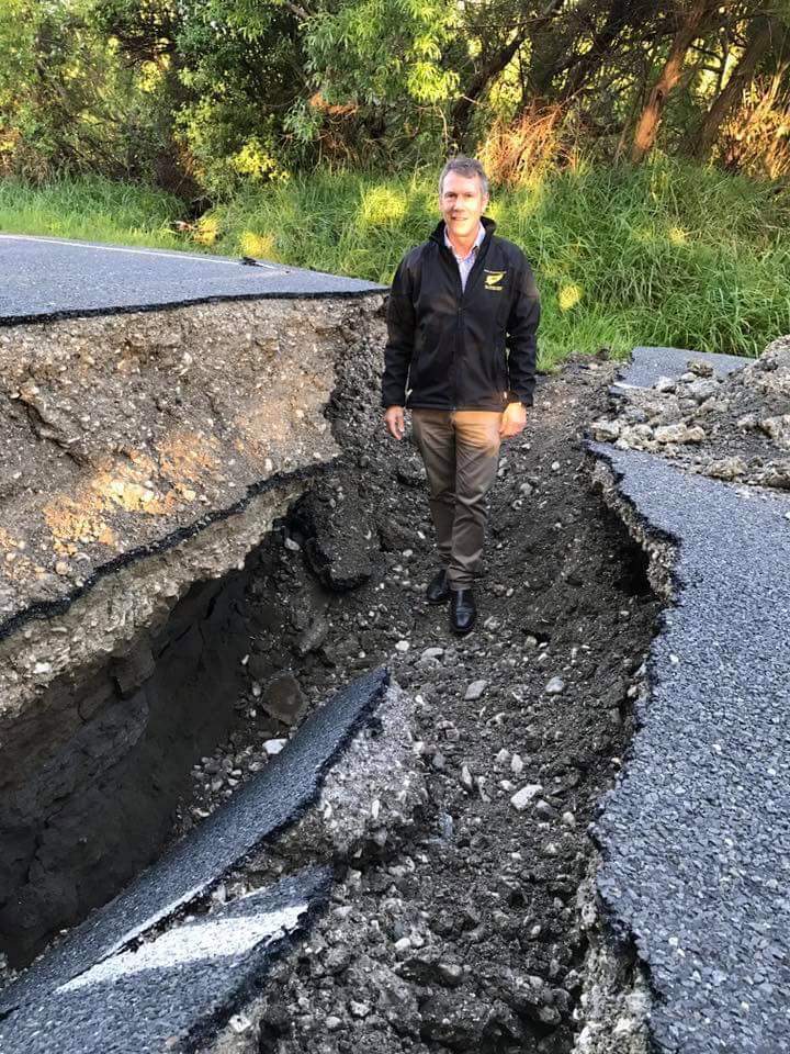 Дорога после МОЩНОГО землетрясения (Новая Зеландия, ноябрь 2016 года). | Пикабу