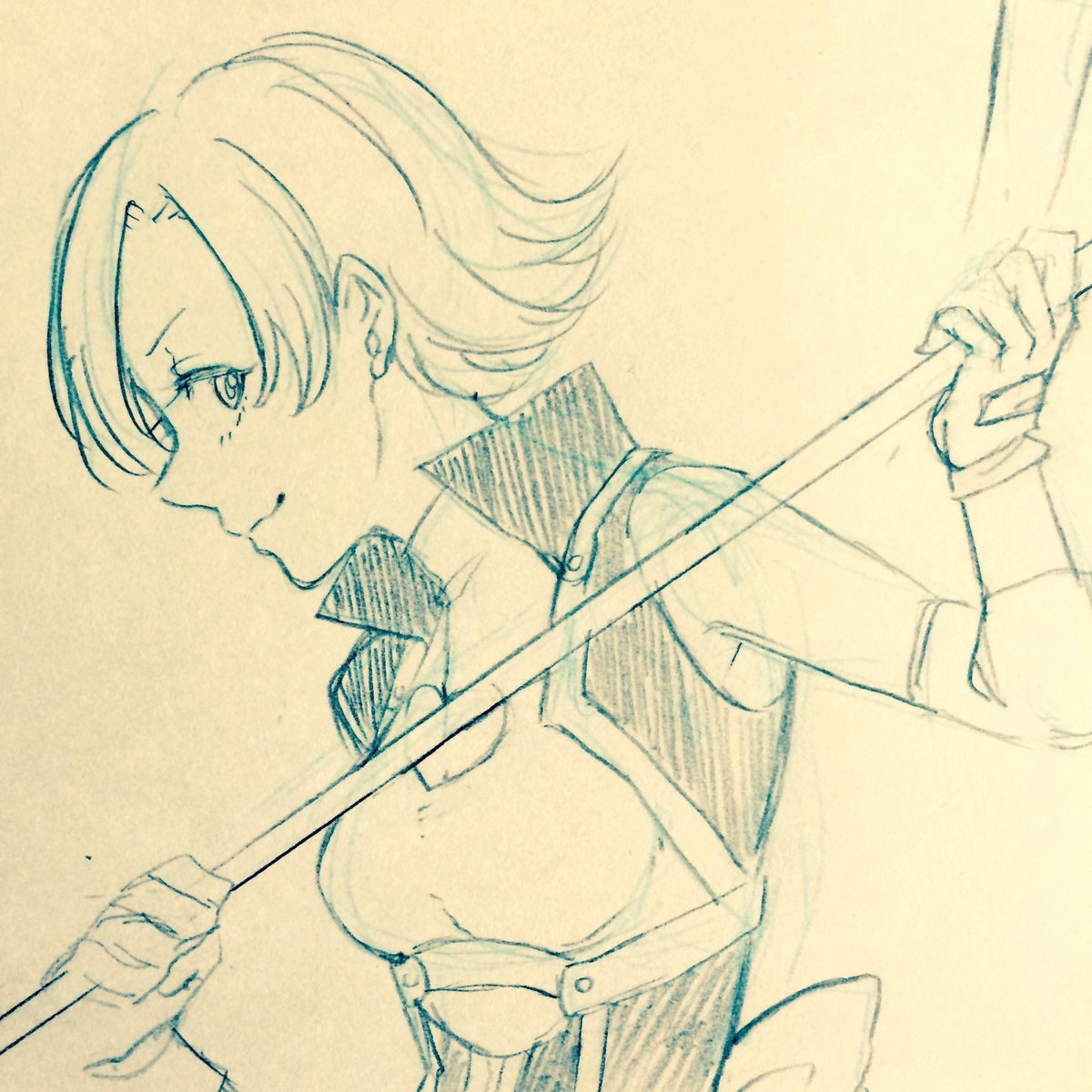 Nora Valkyrie - RWBY, , Nora valkyrie, Anime art, Anime, Not anime, Longpost