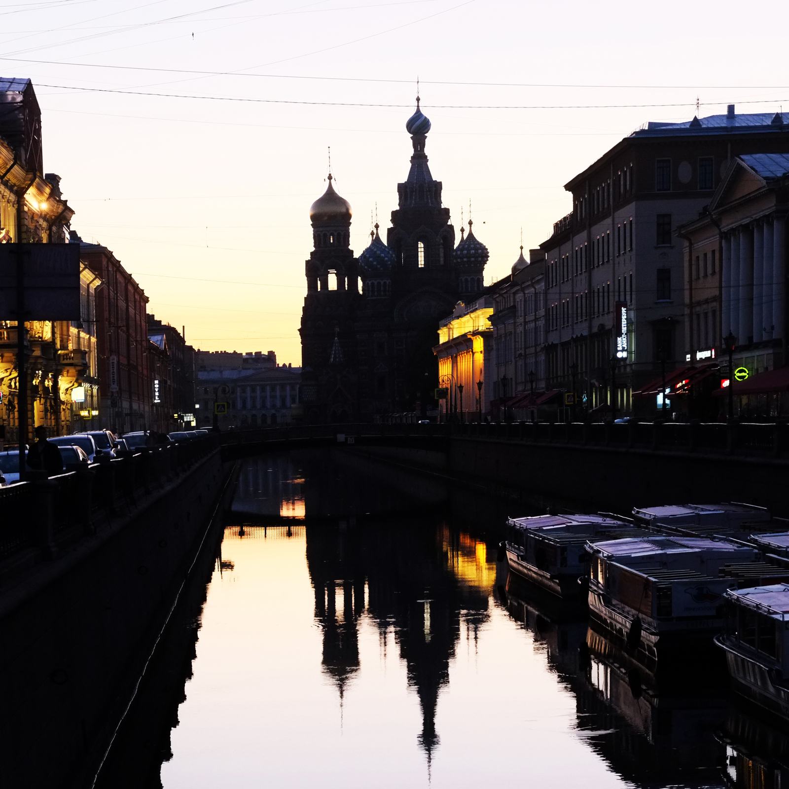 Спас-на-Крови - Санкт-Петербург, Спас-На-Крови, Белые ночи, Отражение