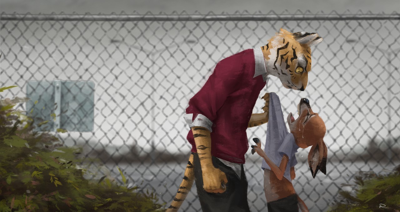 Don't hit me, I beg you... - Tiger, Furry, Tears, Gazelle, Pelboy, Bully