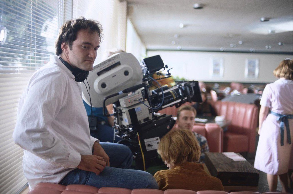 Pulp Fiction - Quentin Tarantino, Pulp Fiction, Filming, Behind the scenes