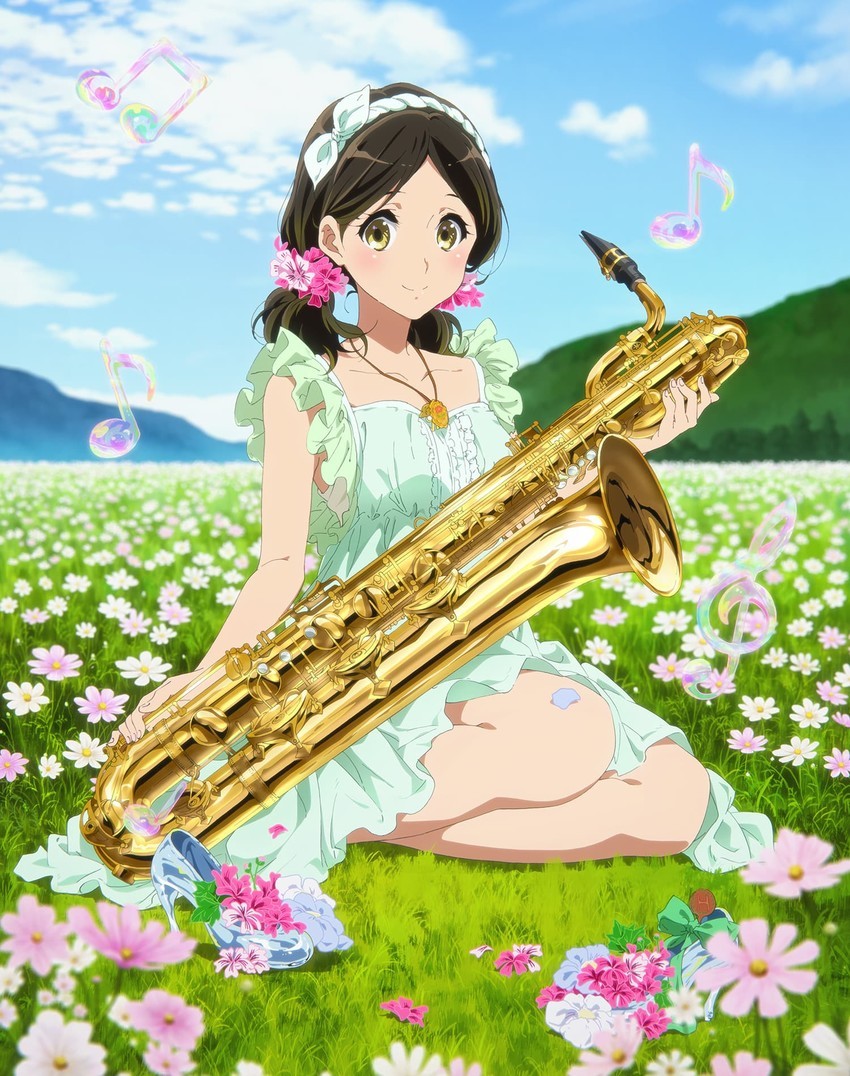 Anime Art - Anime, Anime art, Hibike! Euphonium, Katou hazuki, , Longpost, Ogasawara haruka, Kawashima sapphire