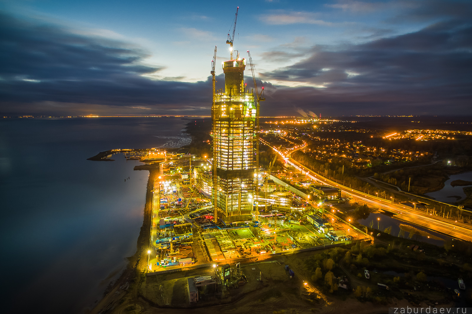 Evening Petersburg from a quadrocopter - Photo, Saint Petersburg, Quadcopter, , Longpost