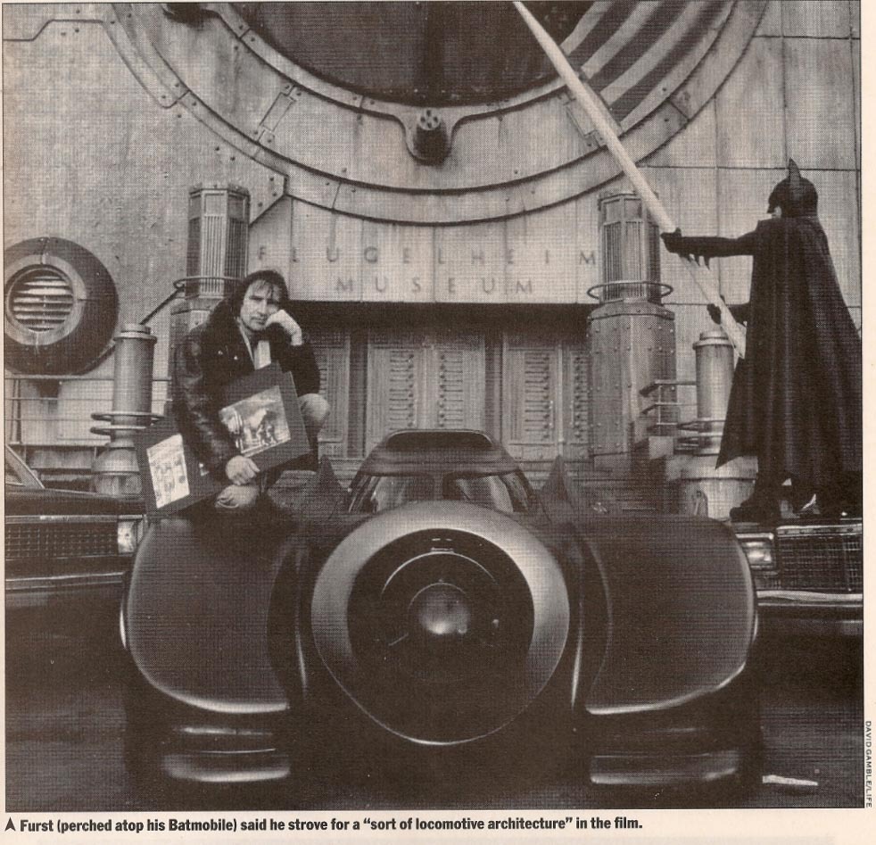 Behind the Scenes of Batman (1989) (Part 2) - Movies, Behind the scenes, Tim Burton, Michael Keaton, Jack Nicholson, Batman, Photos from filming, Longpost