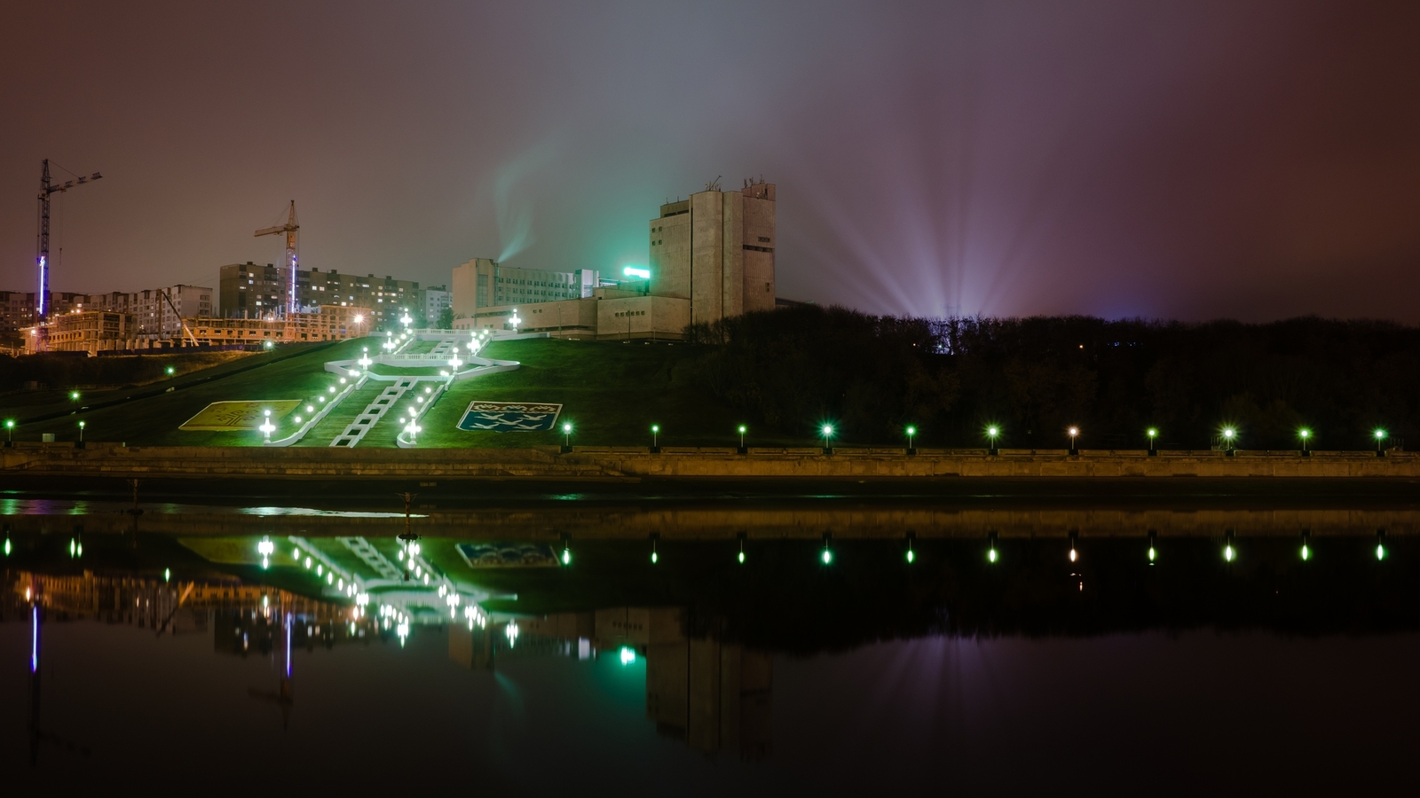 Evening Cheboksary - My, Cheboksary, Chuvashia, Landscape, Photo, Sony, Longpost