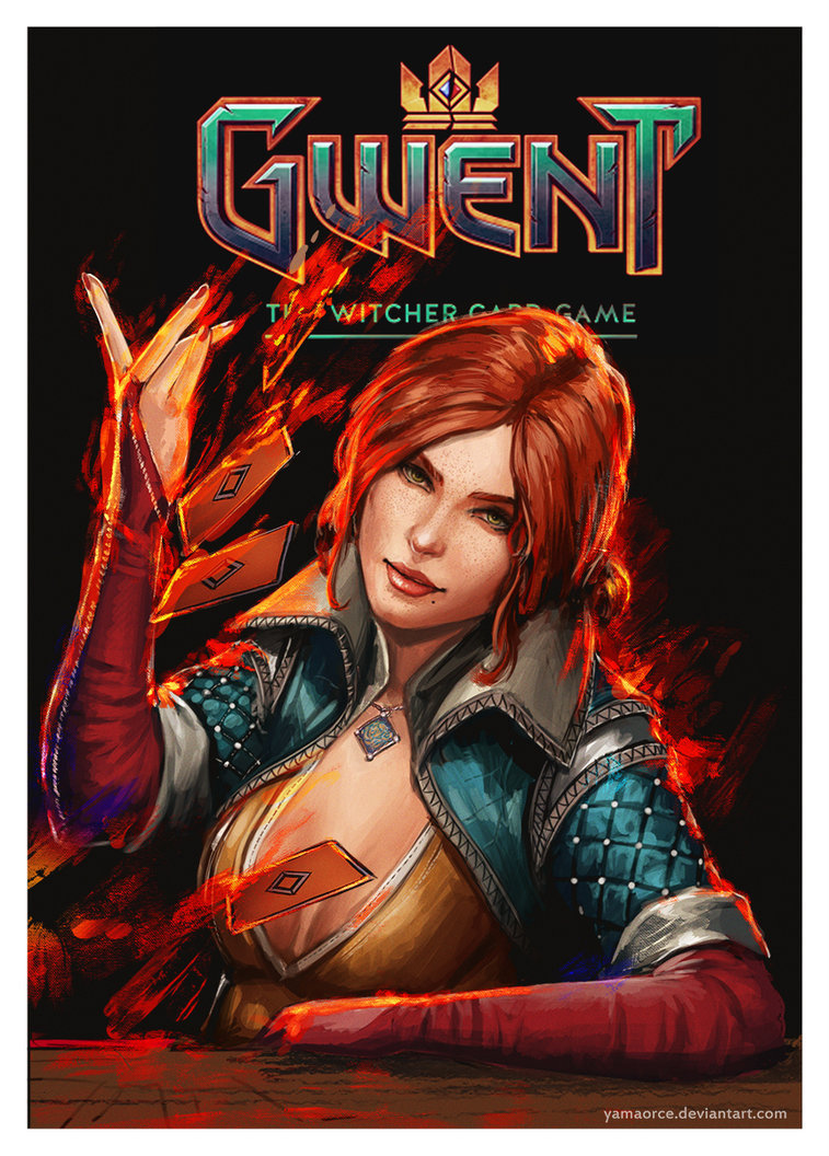 Gwent - Арт, Игры, Гвинт, Ведьмак, Йеннифер, Цири, Трисс Меригольд, Длиннопост, Yamaorce