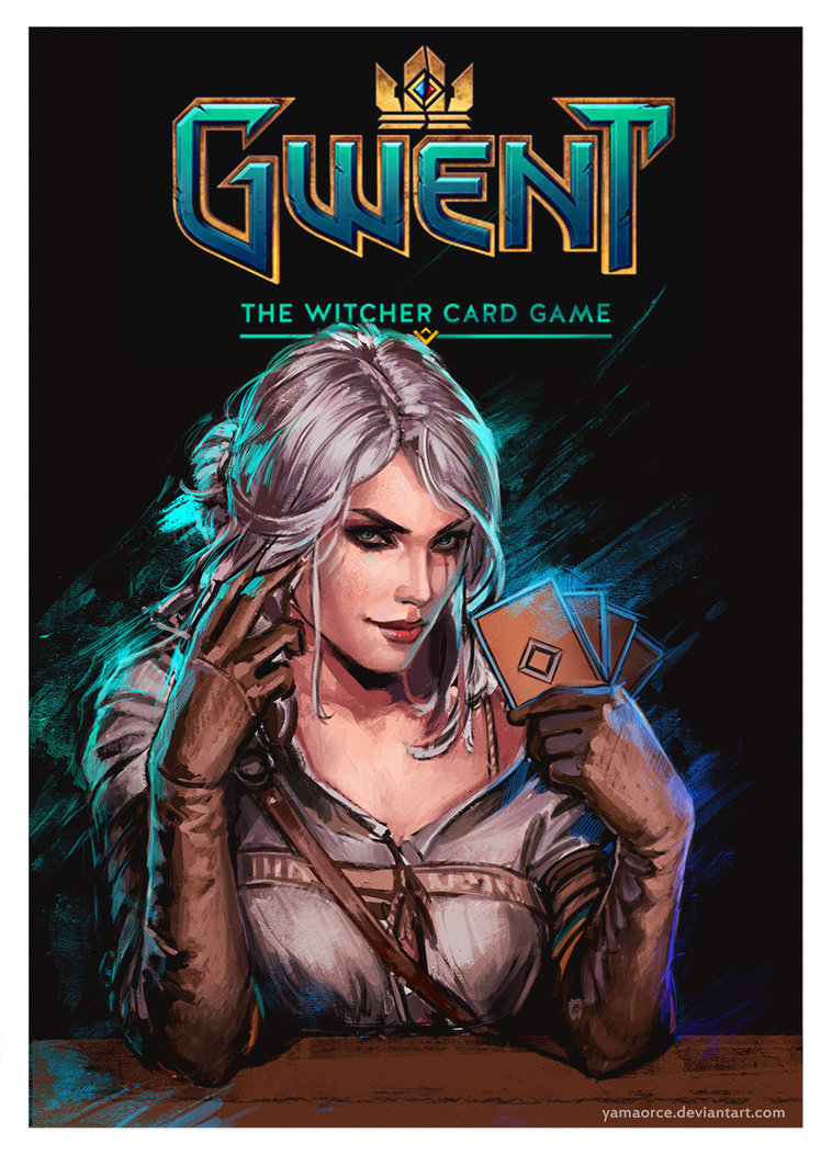 Gwent - Арт, Игры, Гвинт, Ведьмак, Йеннифер, Цири, Трисс Меригольд, Длиннопост, Yamaorce