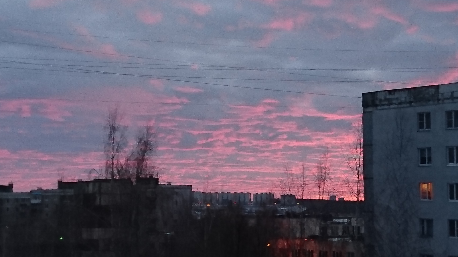 Sky over Nizhny Novgorod - My, Sunset, Clouds, Sky, Nizhny Novgorod, Evening, 