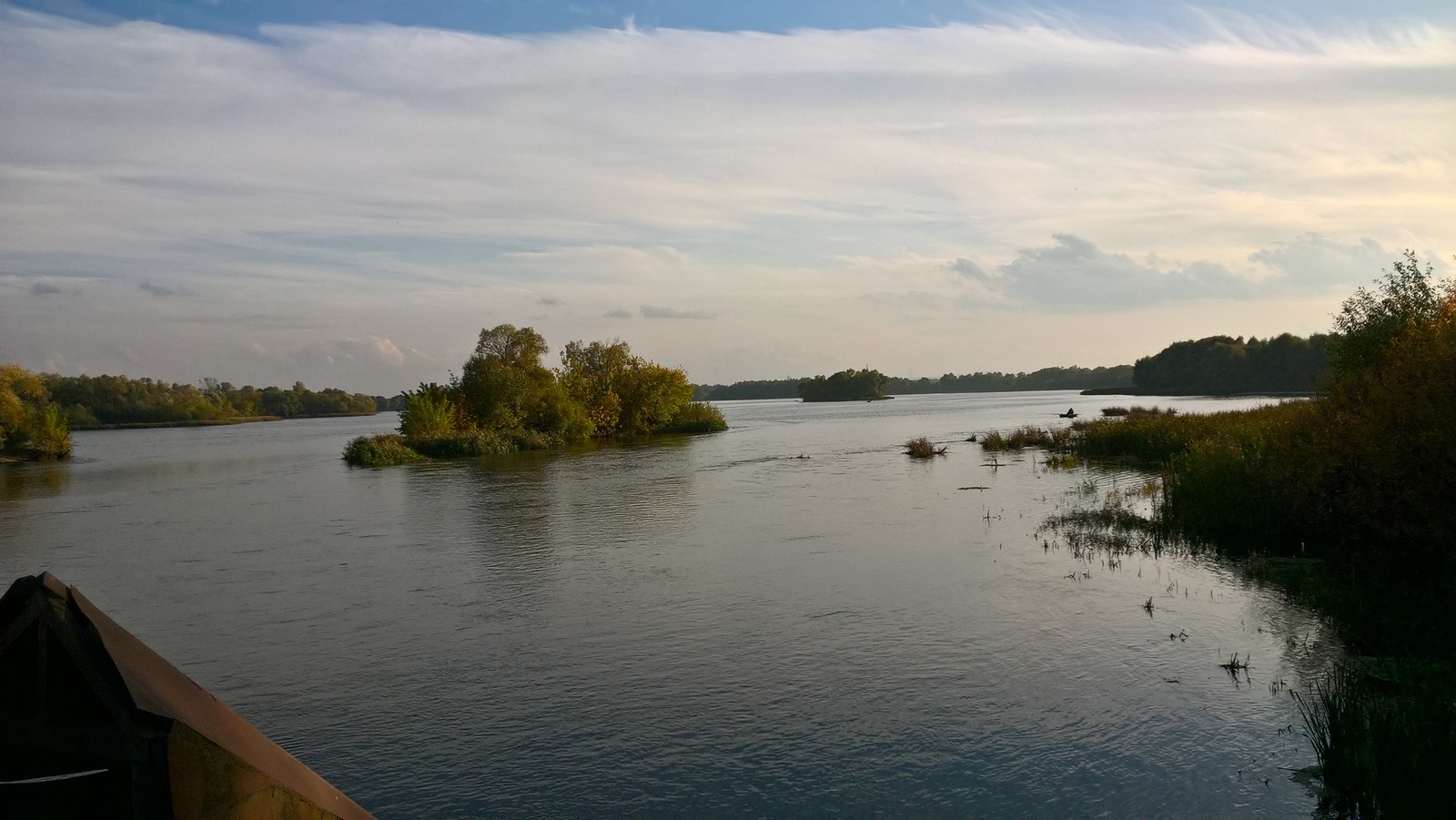 Last autumn fishing - My, Fishing, Water, The photo, Penza, , Sky, , Longpost