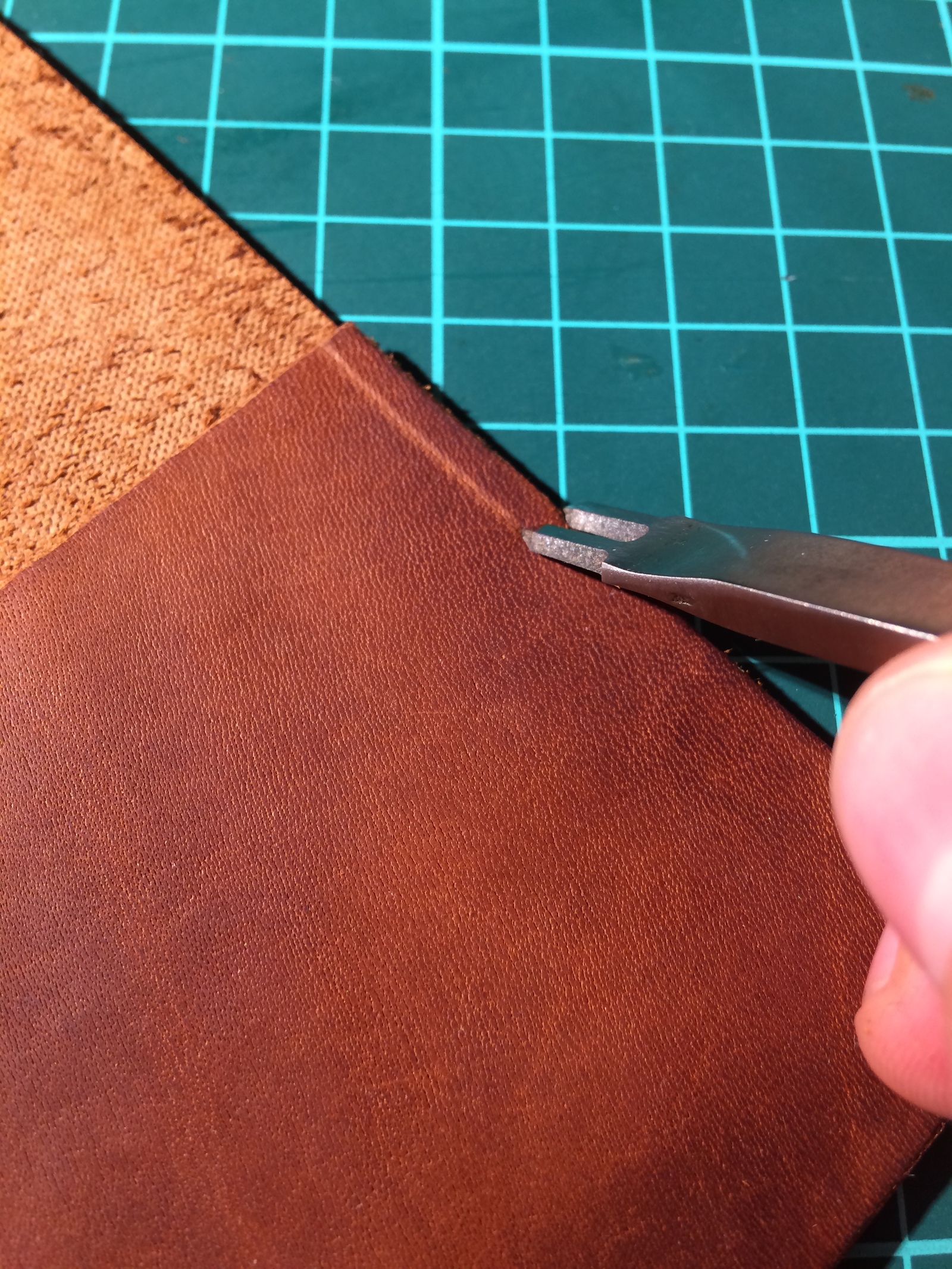 How do I make a passport cover? DIY) (Part 2.1 :D) - My, Leather, My, Longpost