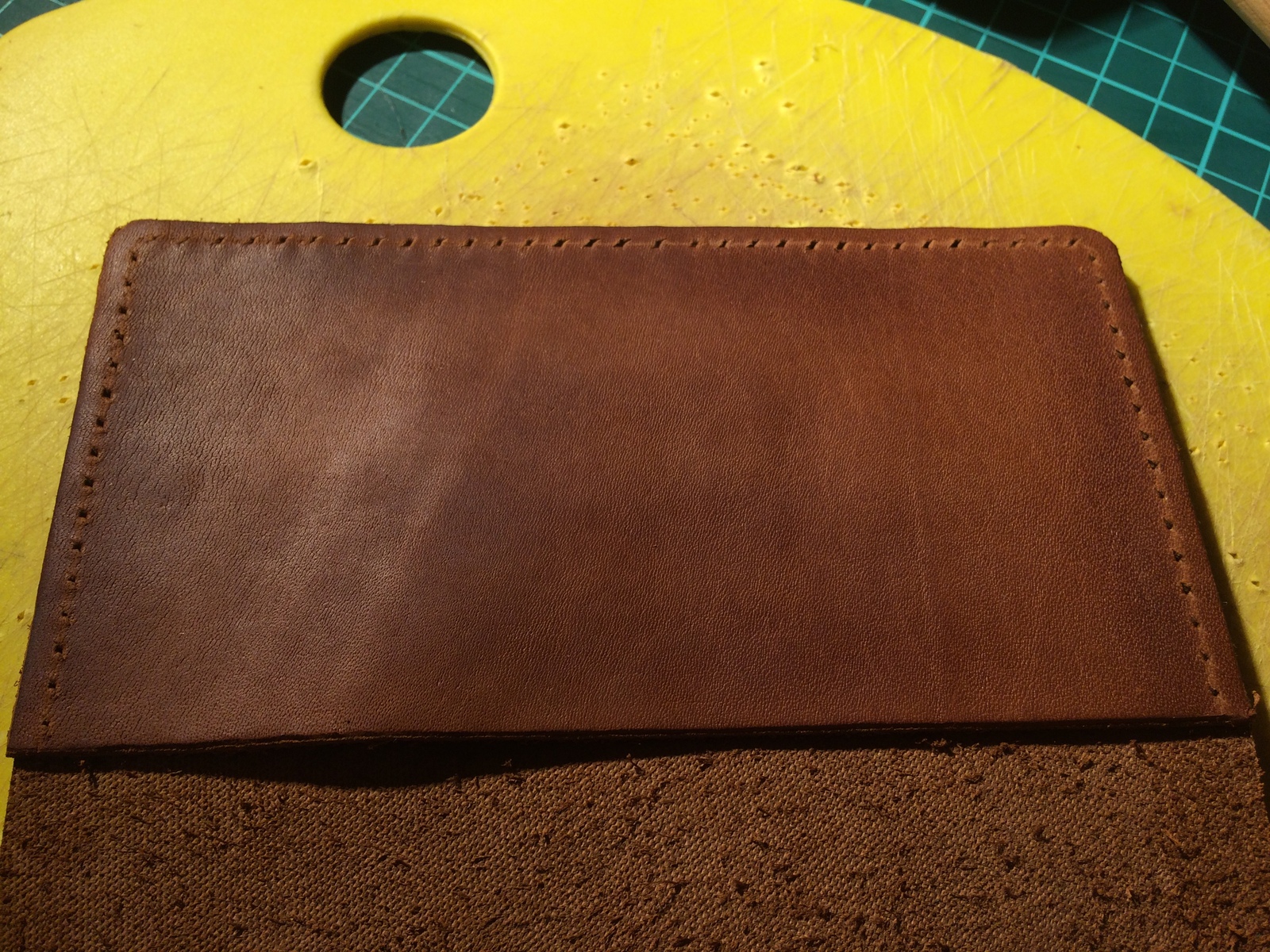 How do I make a passport cover? DIY) (Part 2.1 :D) - My, Leather, My, Longpost