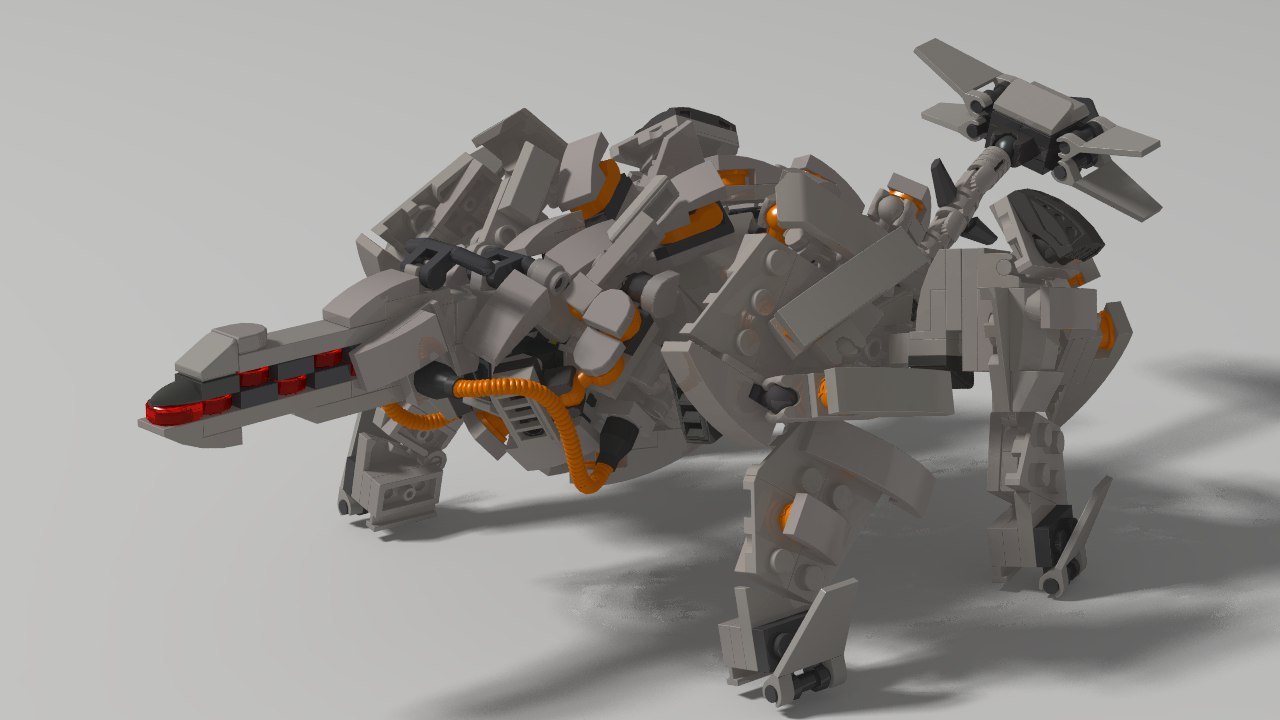 FireHound - My, Robot, Lego, Ldd, Metal gear rising, Longpost