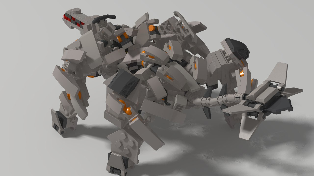 FireHound - My, Robot, Lego, Ldd, Metal gear rising, Longpost