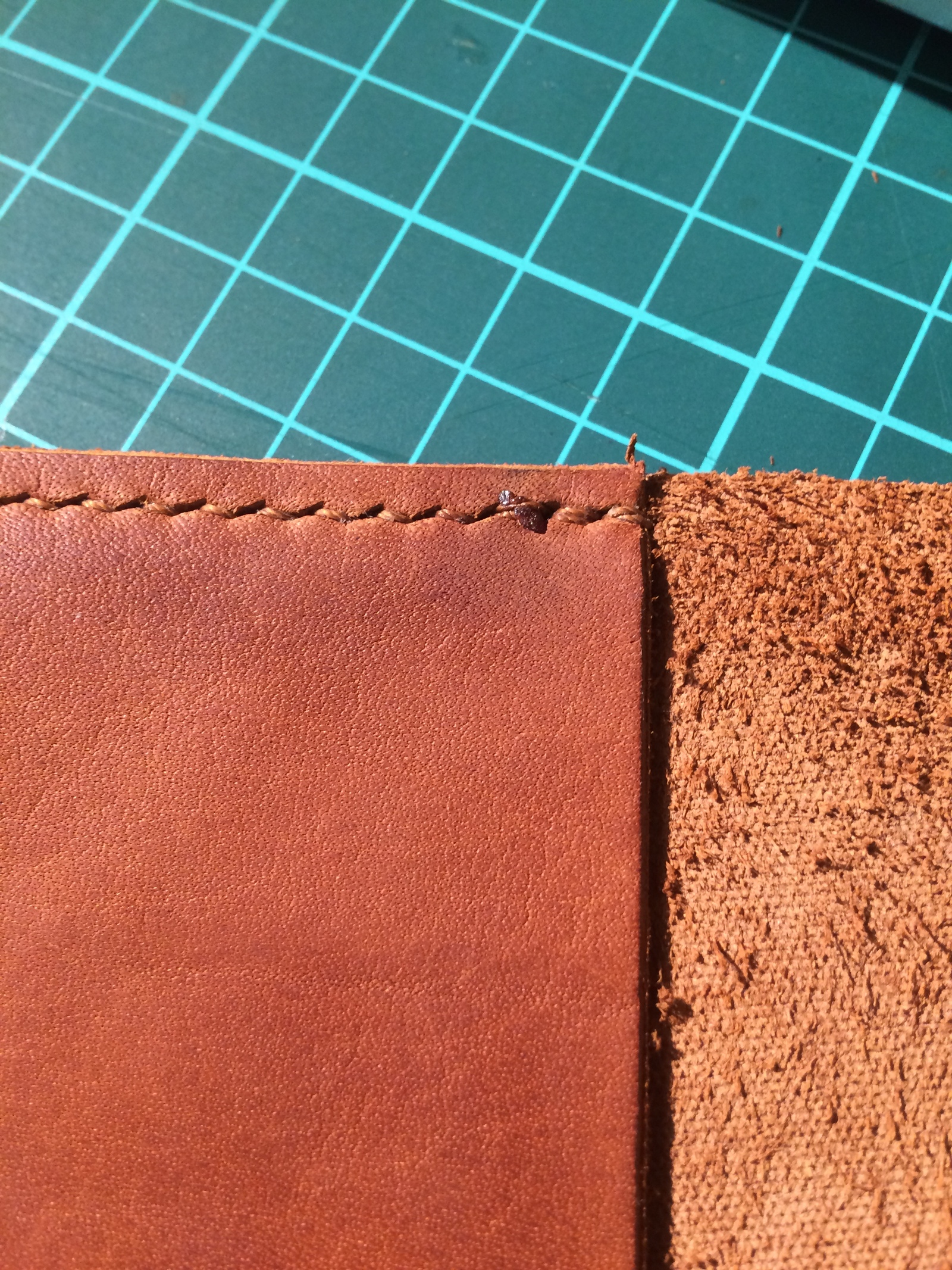 How do I make a passport cover? DIY) (Part 3) - My, My, Leather, Longpost