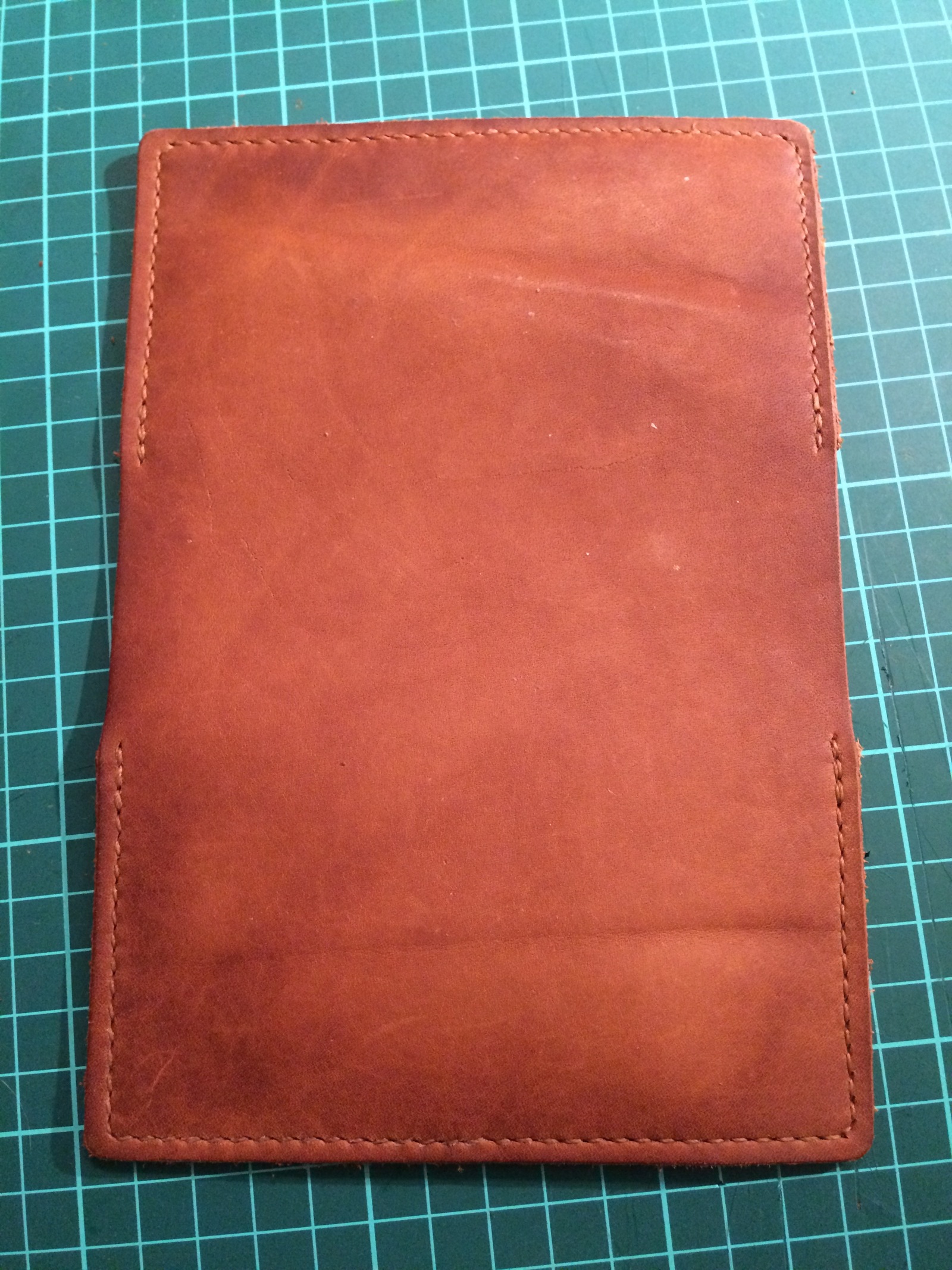 How do I make a passport cover? DIY) (Part 3) - My, My, Leather, Longpost