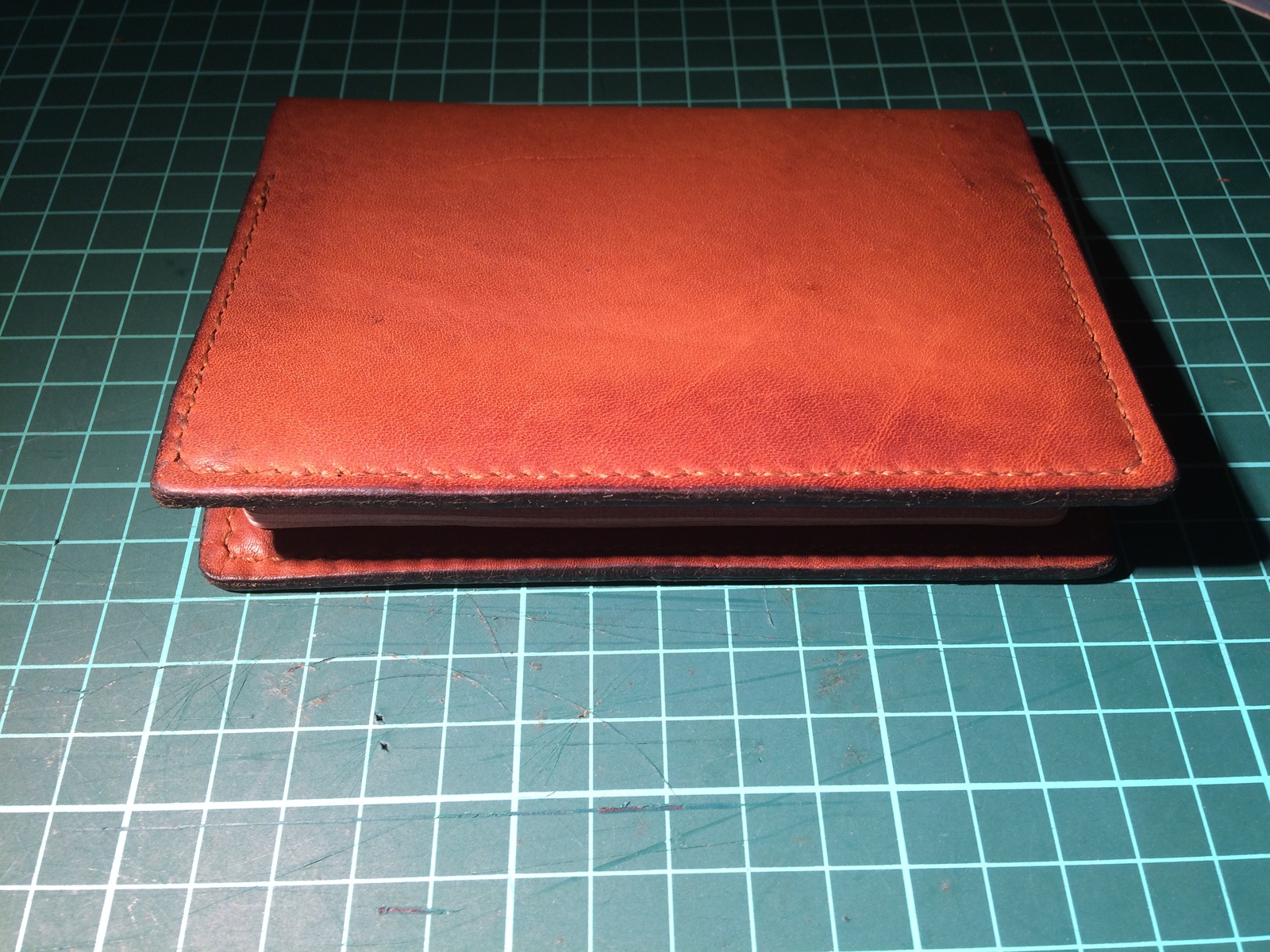 How do I make a passport cover? DIY) (Part 3) - My, My, Leather, Longpost