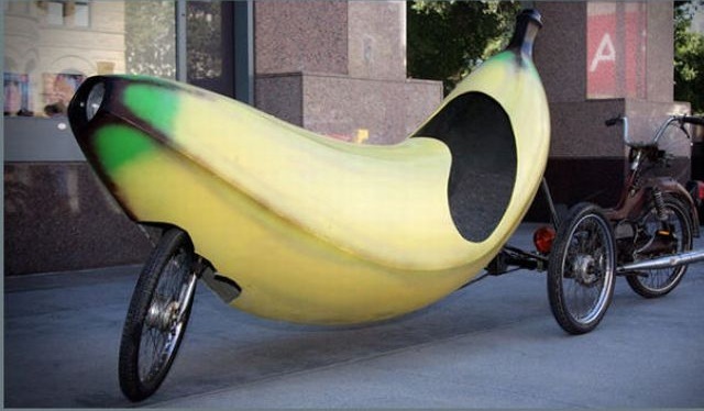 Baby, do you want to ride my banana?) - Banana, Transport, Unknown crap, , Skating