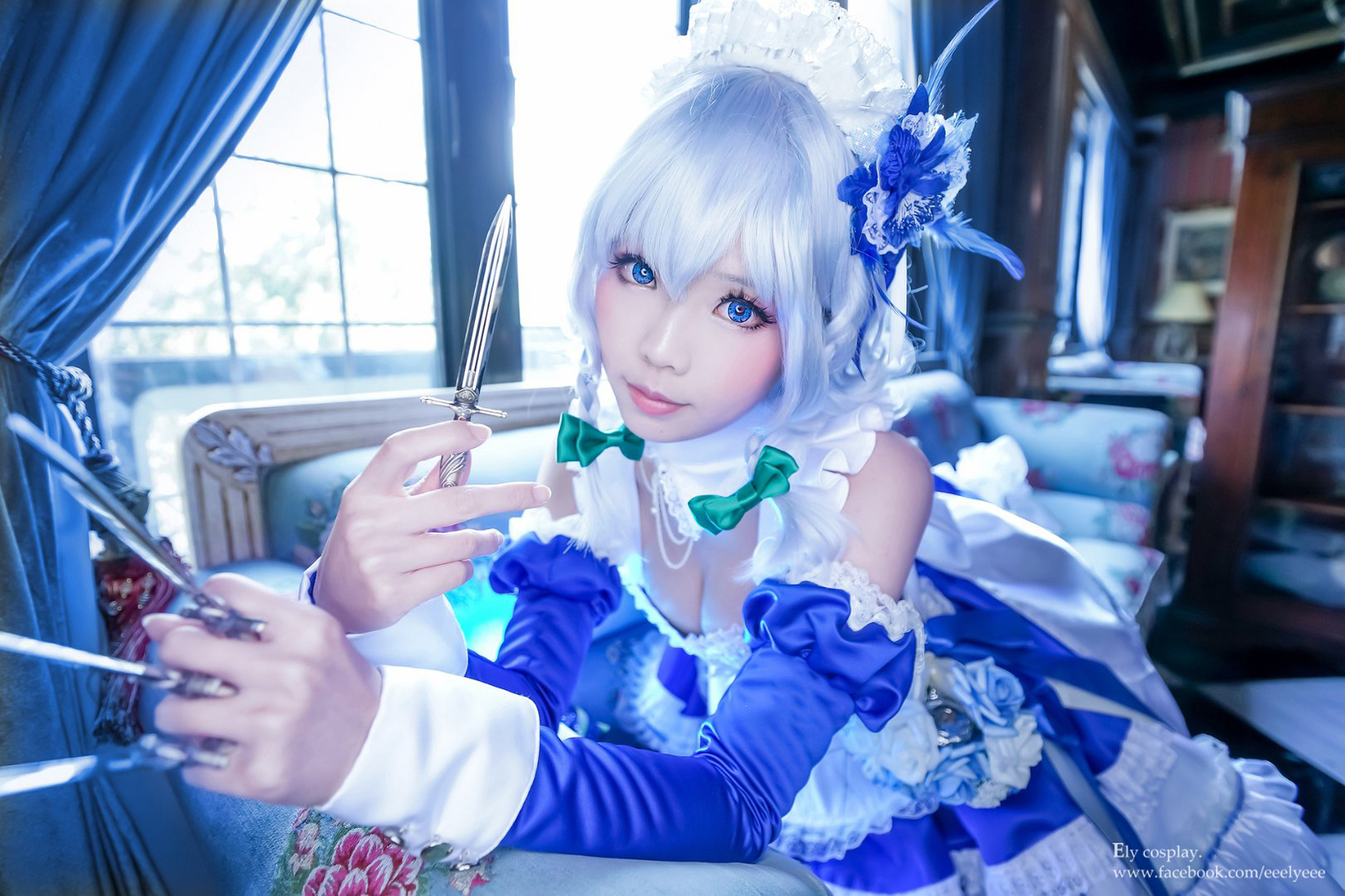 Ely Cosplay.Sakuya Izayoi. - , , , Cosplay, Nyasha, Chan, Loli, Longpost