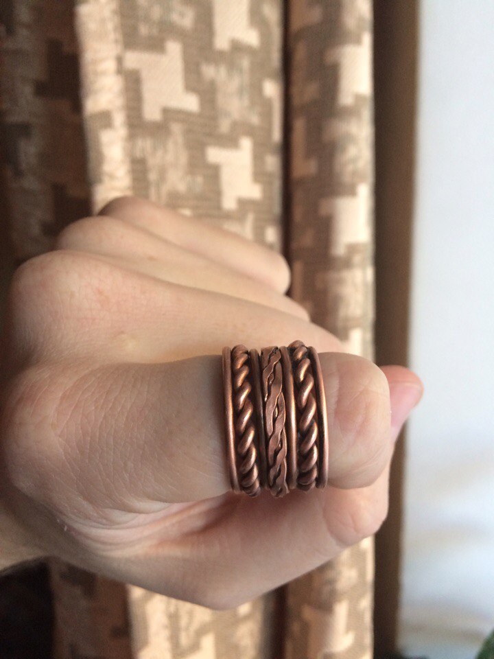 copper rings - My, Ring, Copper, Longpost