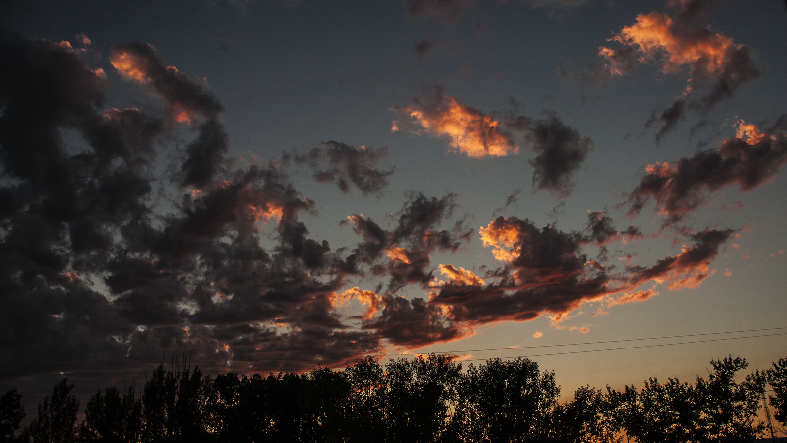 sky pattern - My, Sky, The photo, Sunset, Canon, Clouds