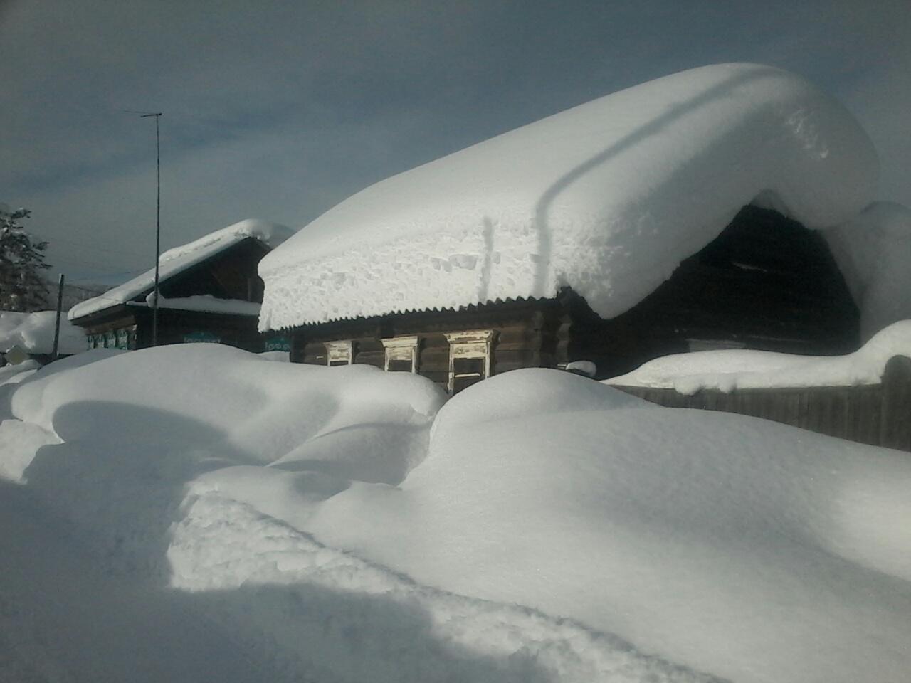 It's a little snowy - Buryatia, Snow, Longpost