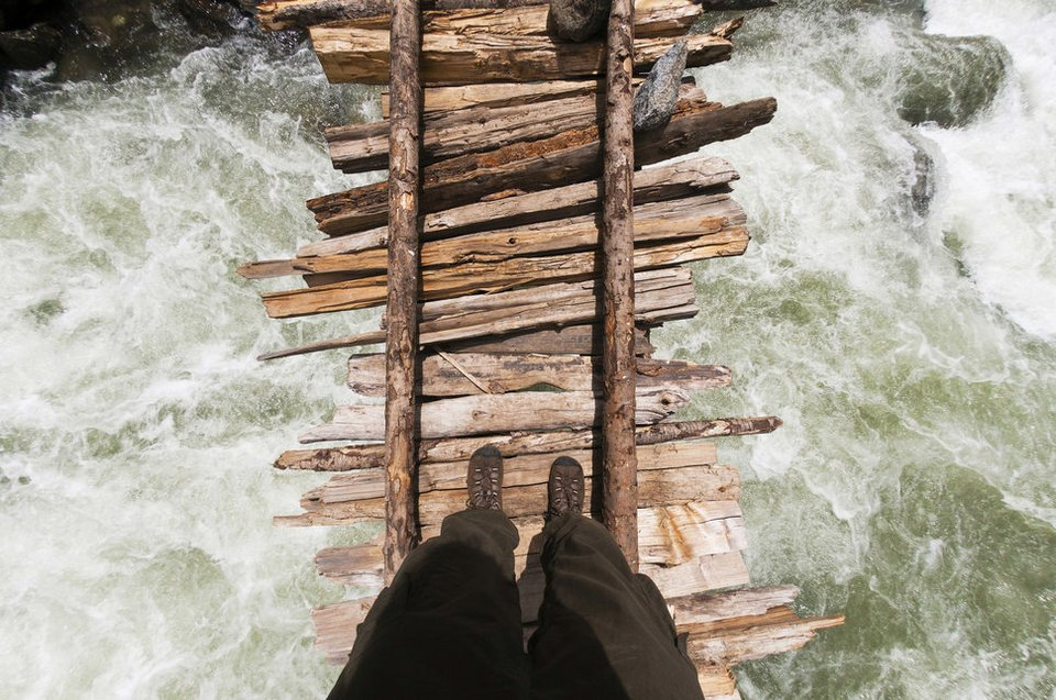 25 of the most risky hiking trails in the world - , Paths, Travels, Longpost, Bridge