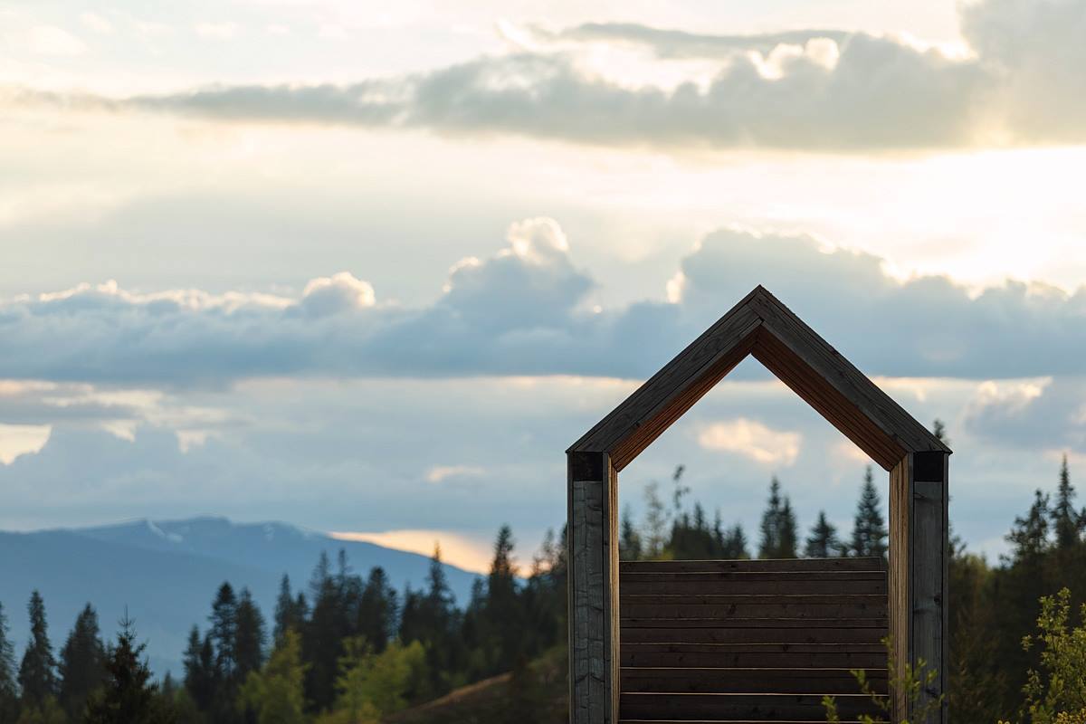 stairway to Heaven - Stairs, Sky, Carpathians, Оригинально, Idea, Longpost