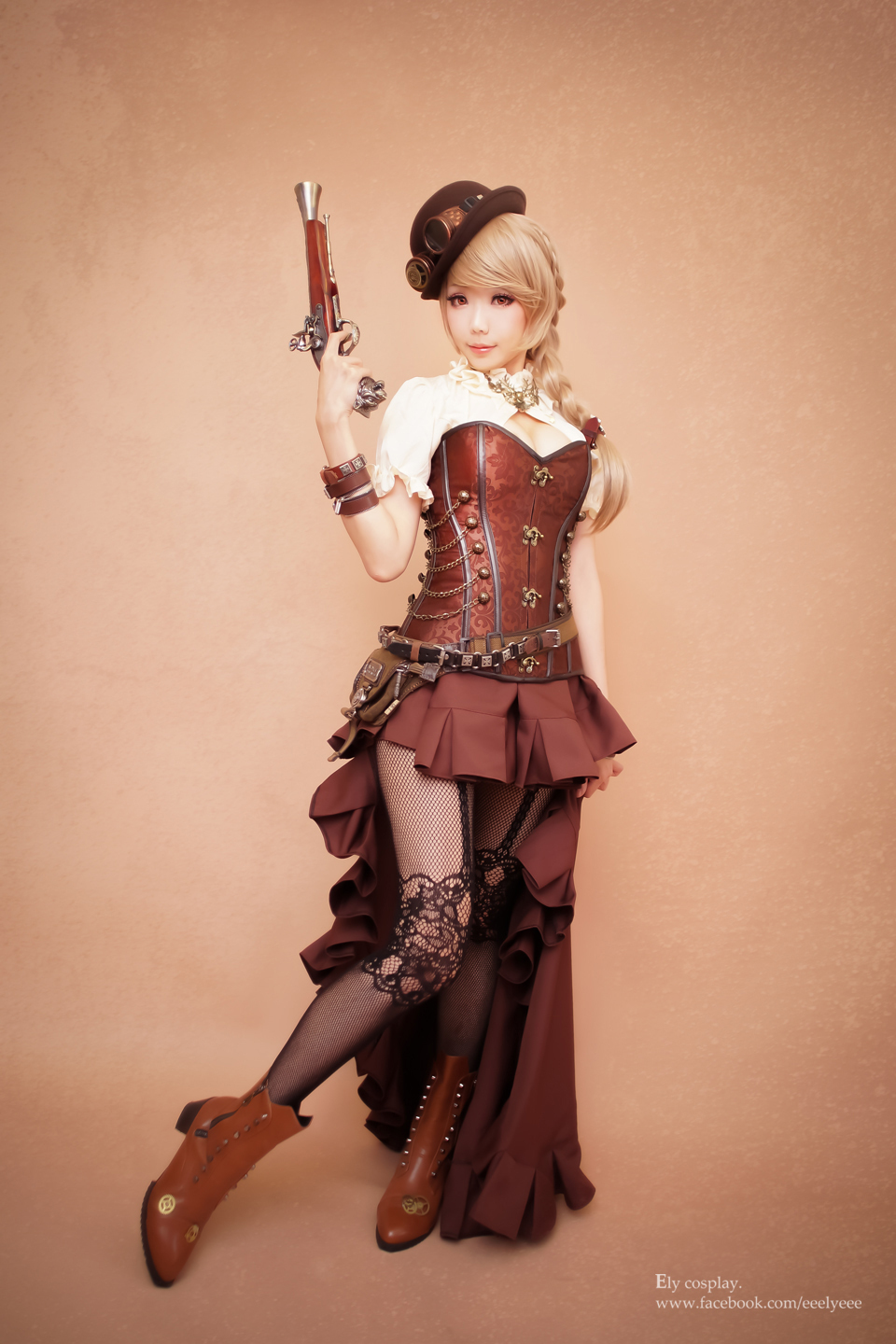 Ely Cosplay.Steam E;den- Gunner.Steampunk design. - Cosplay, Steampunk, Girls, Games, Anime, Chan, Longpost