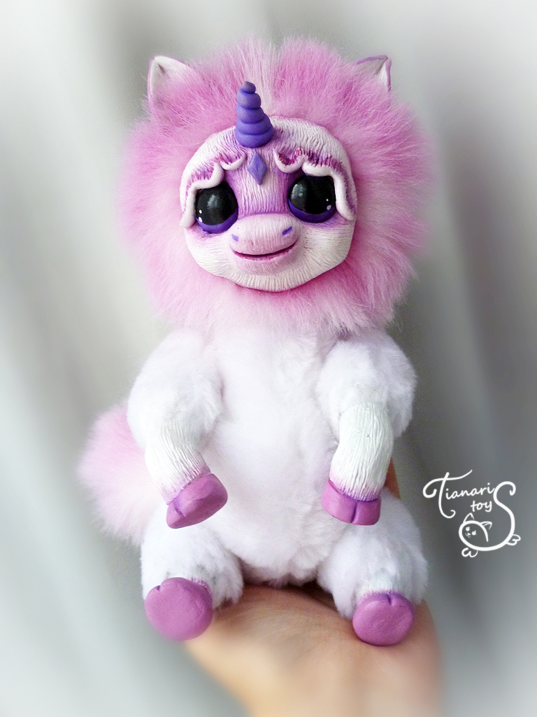 baby unicorns - My, Unicorn, Author's toy, With your own hands, Longpost