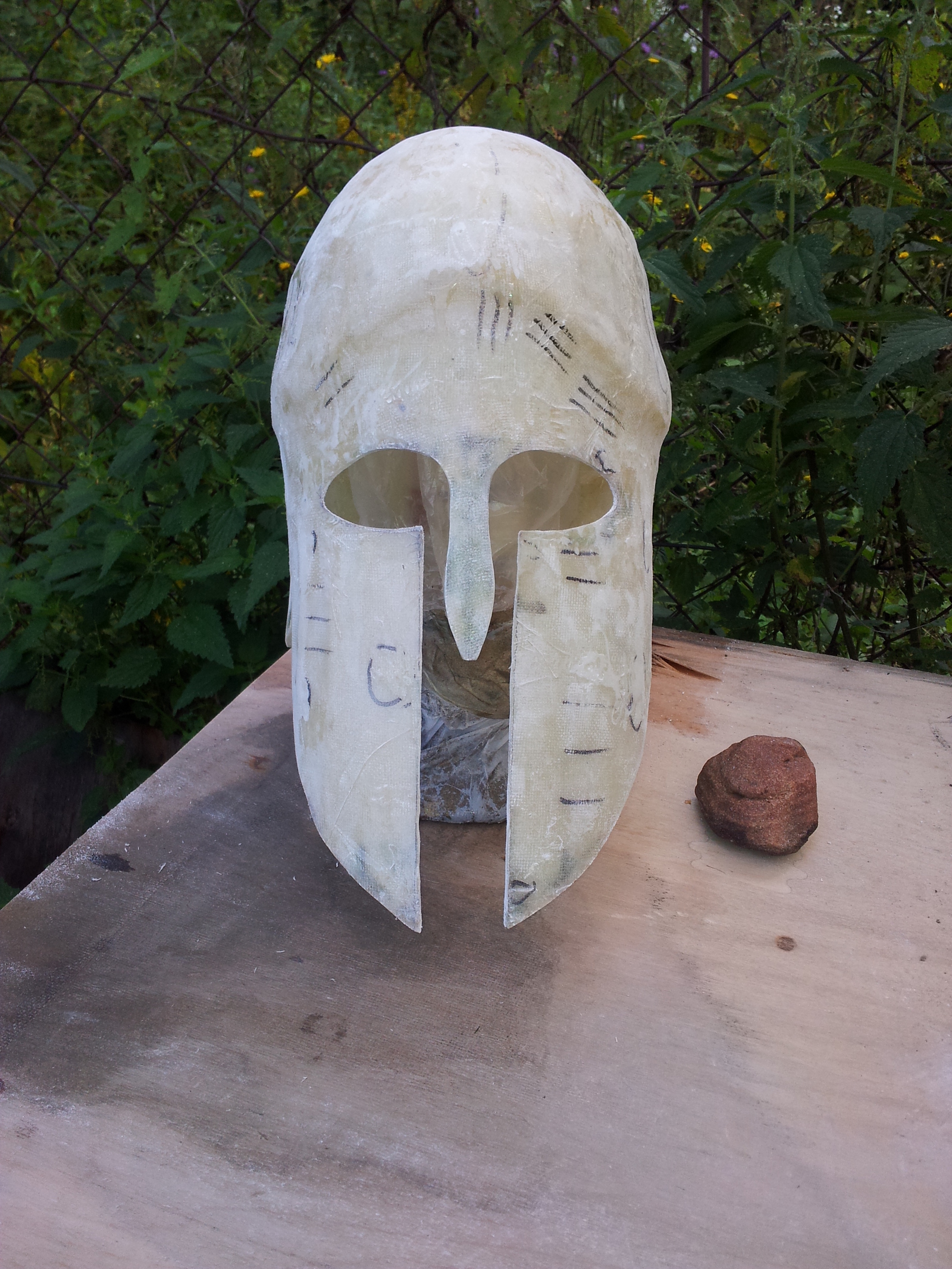 And again a helmet of the Corinthian type. - My, Pepakura, Papercraft, With your own hands, , Longpost