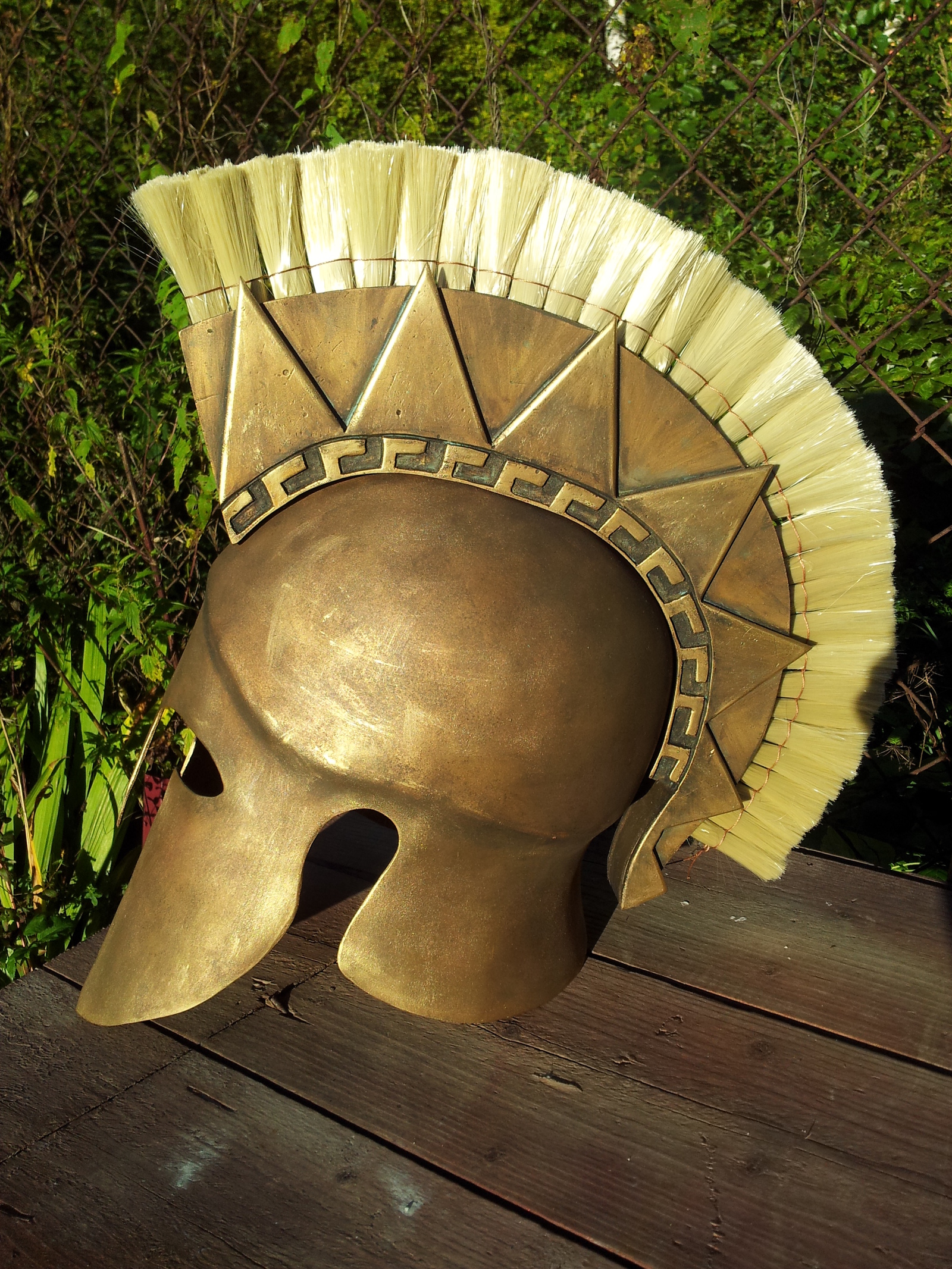 And again a helmet of the Corinthian type. - My, Pepakura, Papercraft, With your own hands, , Longpost